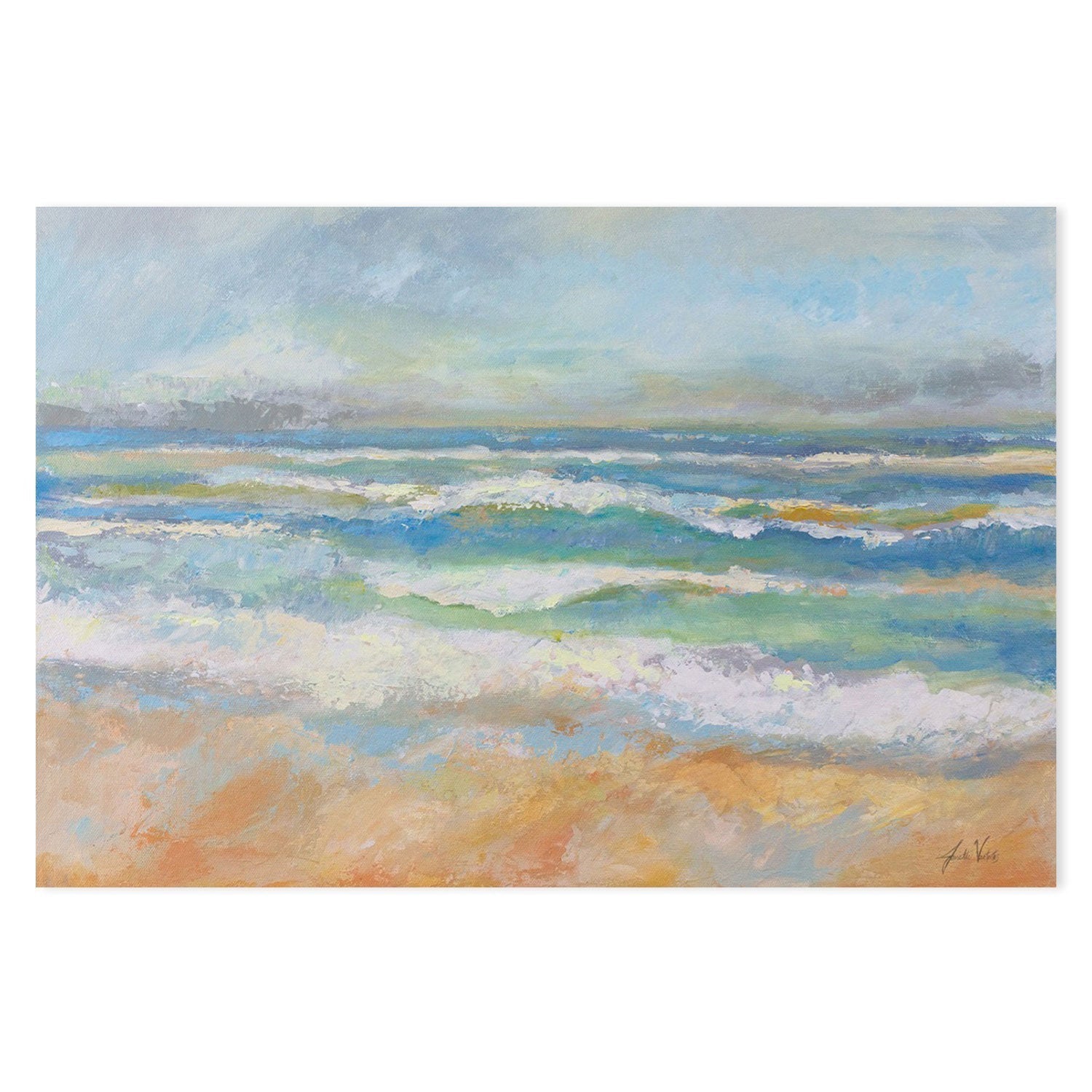 wall-art-print-canvas-poster-framed-Morning Surf-by-Jeanette Vertentes-Gioia Wall Art