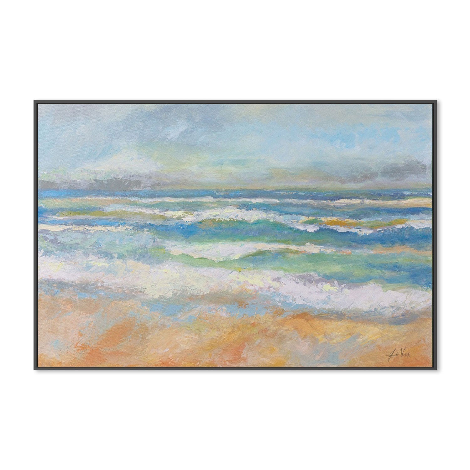 wall-art-print-canvas-poster-framed-Morning Surf-by-Jeanette Vertentes-Gioia Wall Art