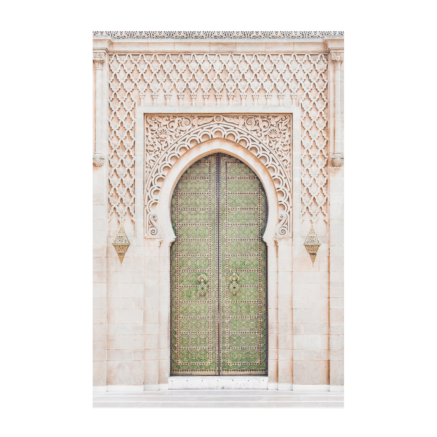 wall-art-print-canvas-poster-framed-Moroccan Door-1