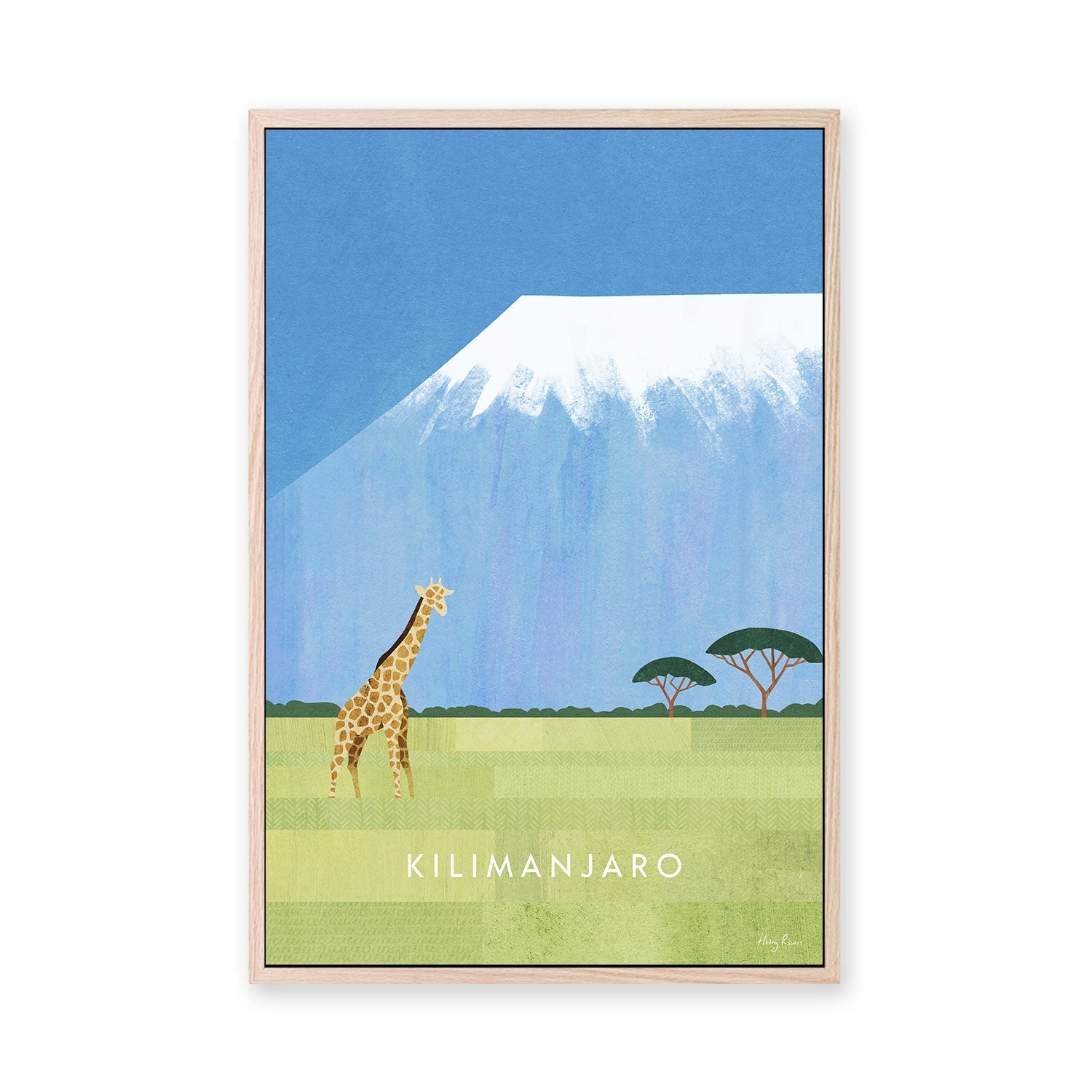 wall-art-print-canvas-poster-framed-Mount Kilimanjaro, Tanzania , By Henry Rivers-GIOIA-WALL-ART