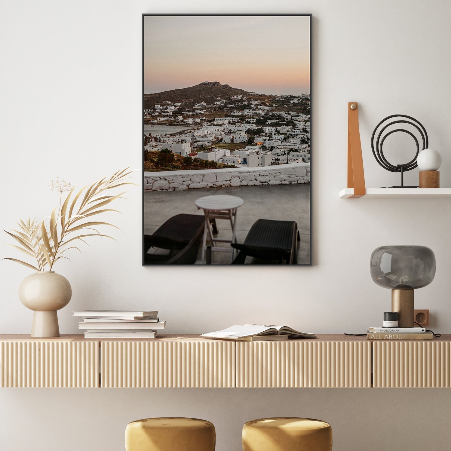 Mykonos, Greece-Gioia-Prints-Framed-Canvas-Poster-GIOIA-WALL-ART