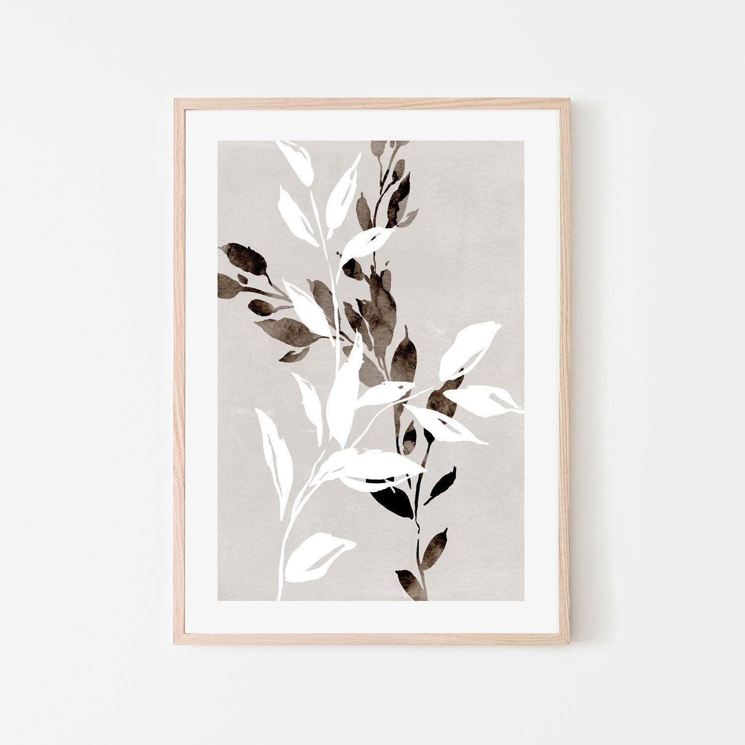 wall-art-print-canvas-poster-framed-Neutral Botanical, Style B , By Nina Blue-6