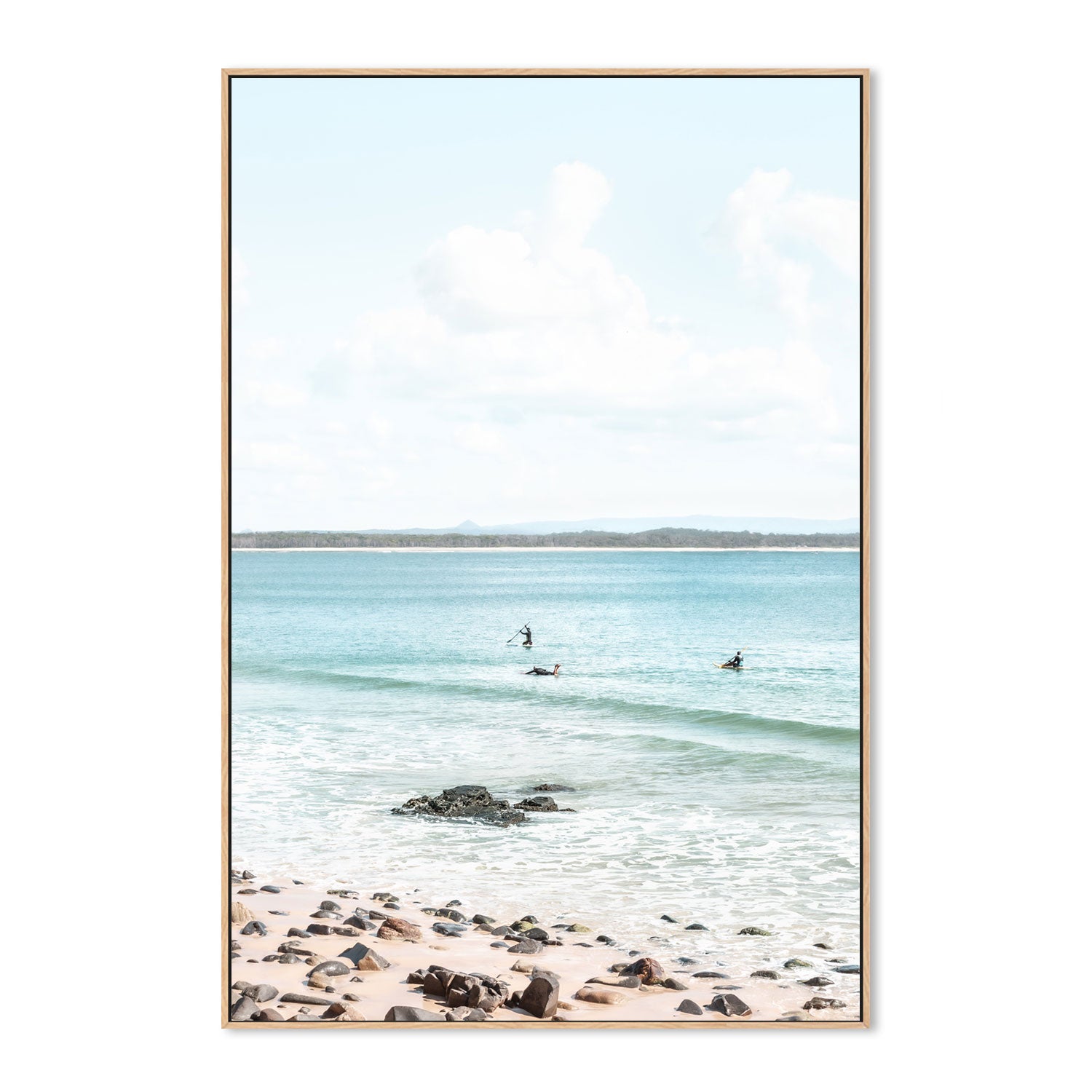 wall-art-print-canvas-poster-framed-Noosa Paddle , By Tricia Brennan-GIOIA-WALL-ART