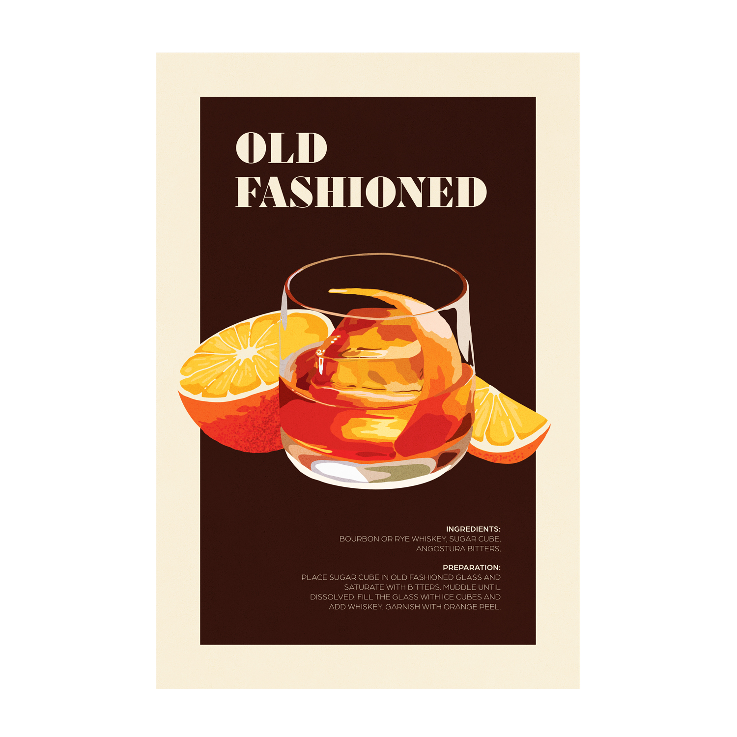 wall-art-print-canvas-poster-framed-Old Fashioned , By Rosalyn Gray-GIOIA-WALL-ART