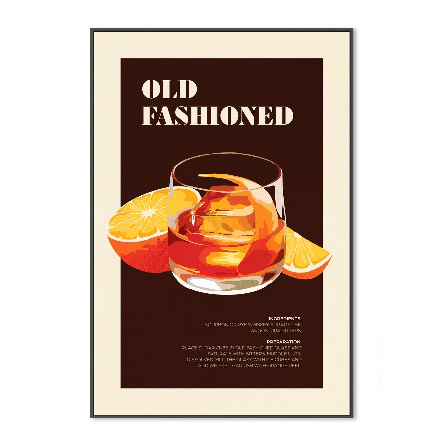 wall-art-print-canvas-poster-framed-Old Fashioned , By Rosalyn Gray-GIOIA-WALL-ART