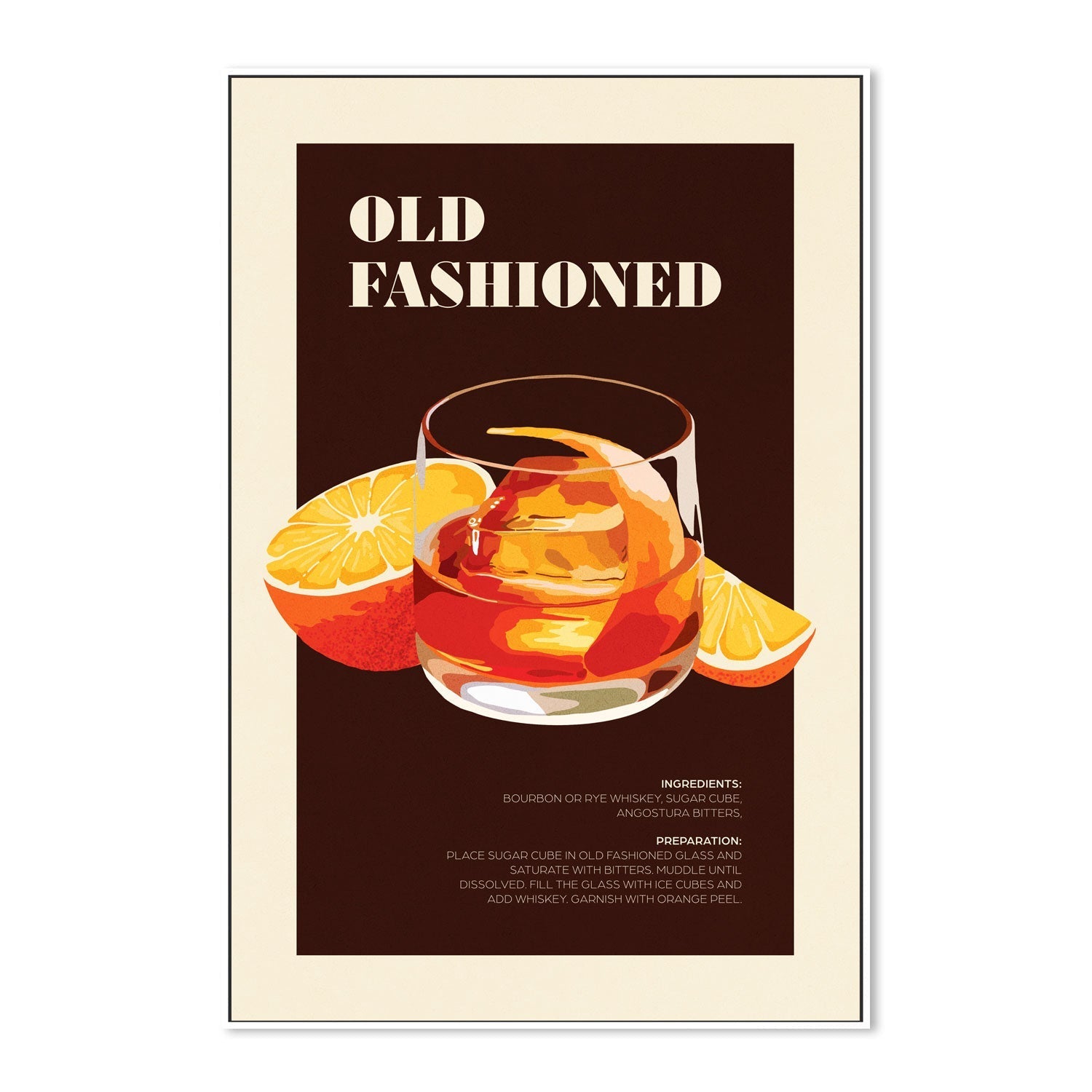 wall-art-print-canvas-poster-framed-Old Fashioned , By Rosalyn Gray-GIOIA-WALL-ART