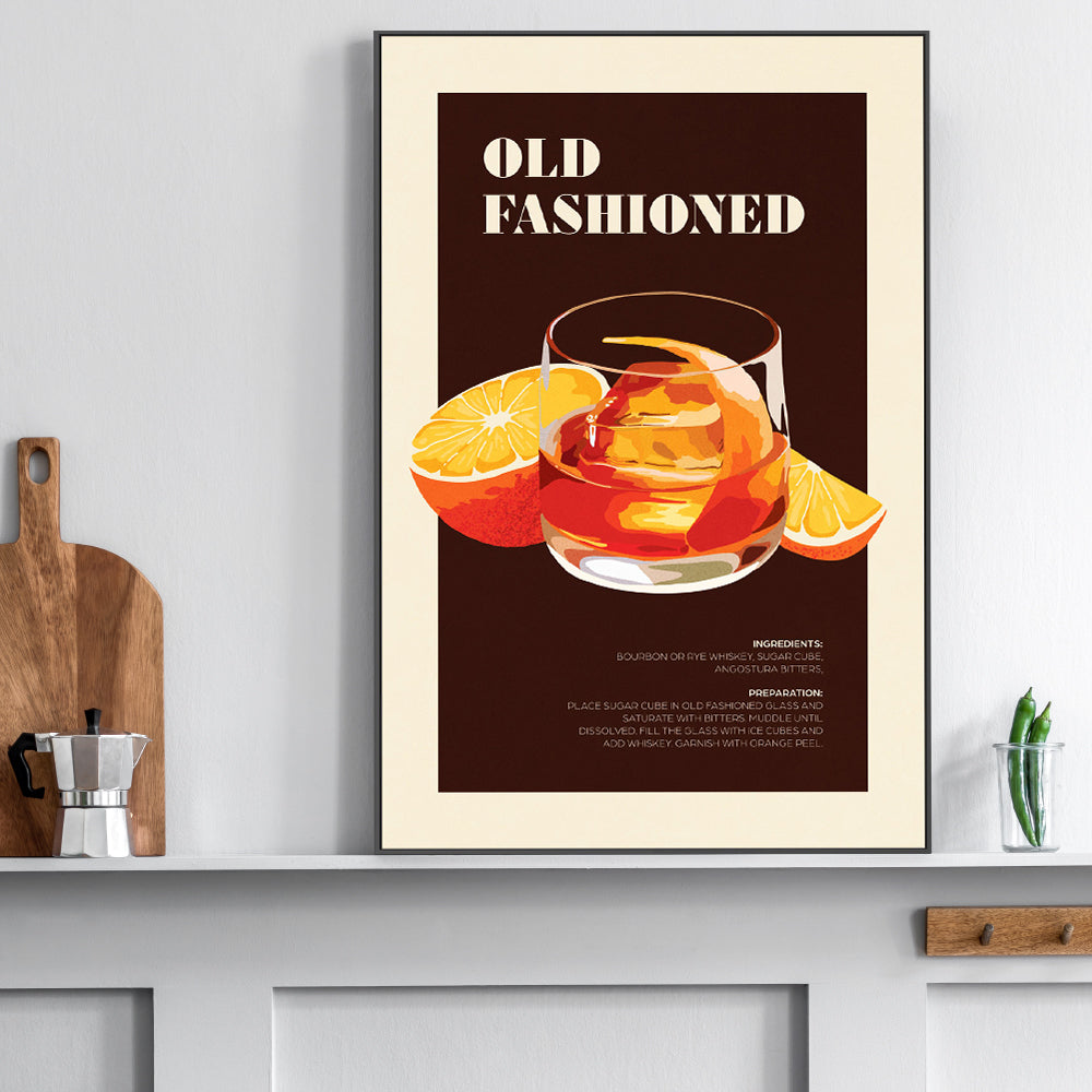 wall-art-print-canvas-poster-framed-Old Fashioned , By Rosalyn Gray-GIOIA-WALL-ART