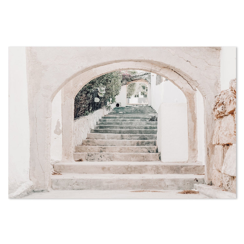 wall-art-print-canvas-poster-framed-Old Village Stairs-by-Gioia Wall Art-Gioia Wall Art