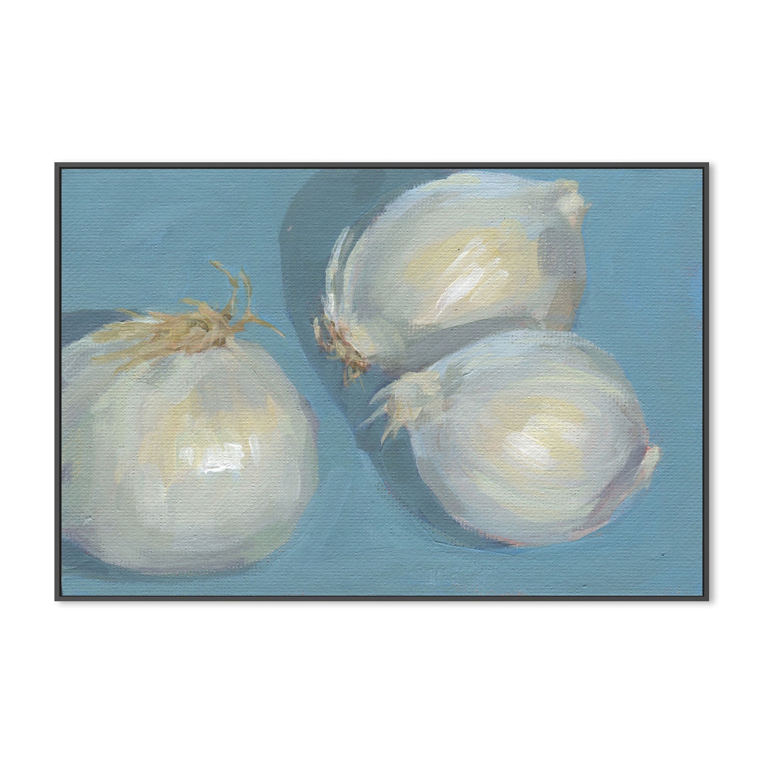 wall-art-print-canvas-poster-framed-Onions On Blue , By Carrie Arnold-3