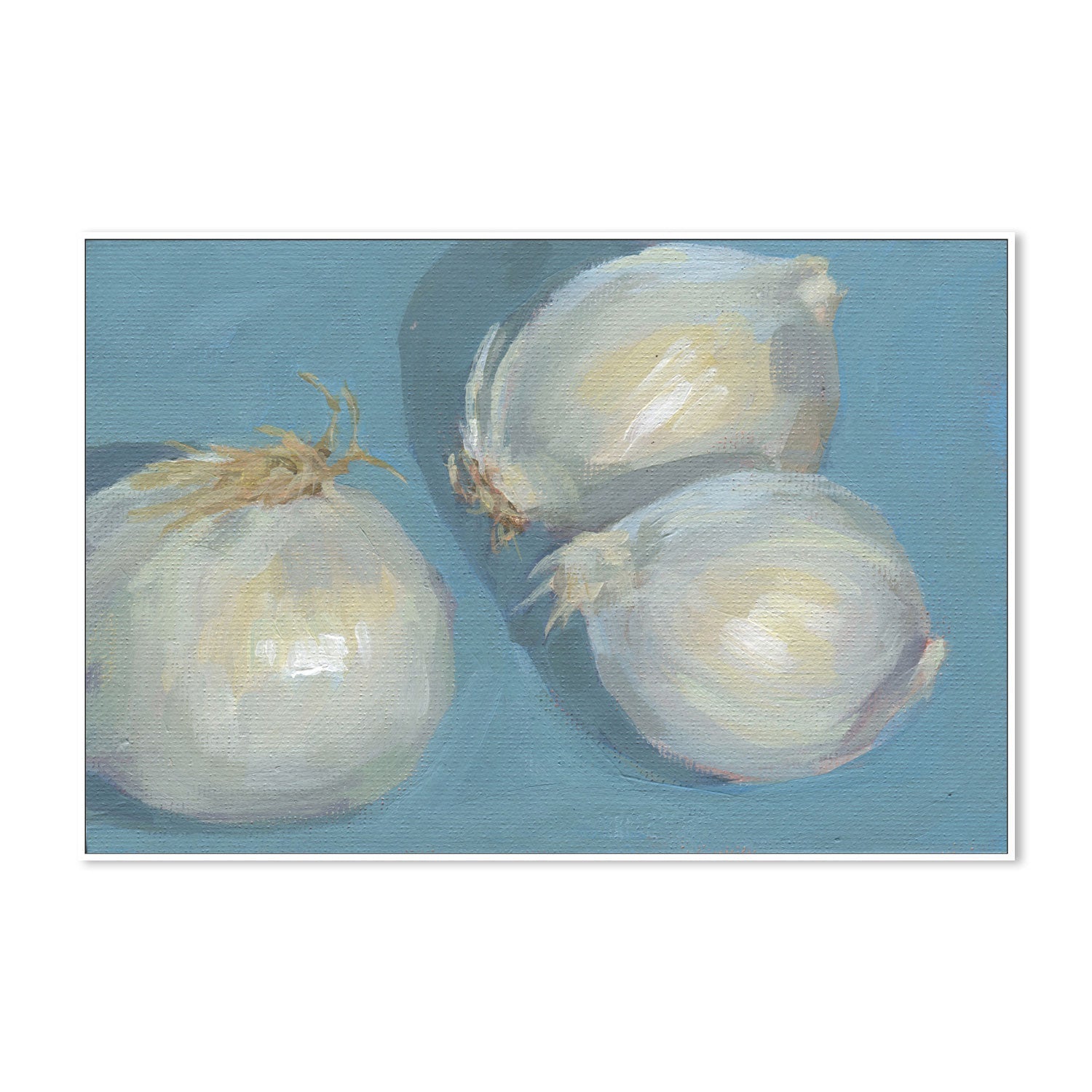 wall-art-print-canvas-poster-framed-Onions On Blue , By Carrie Arnold-5