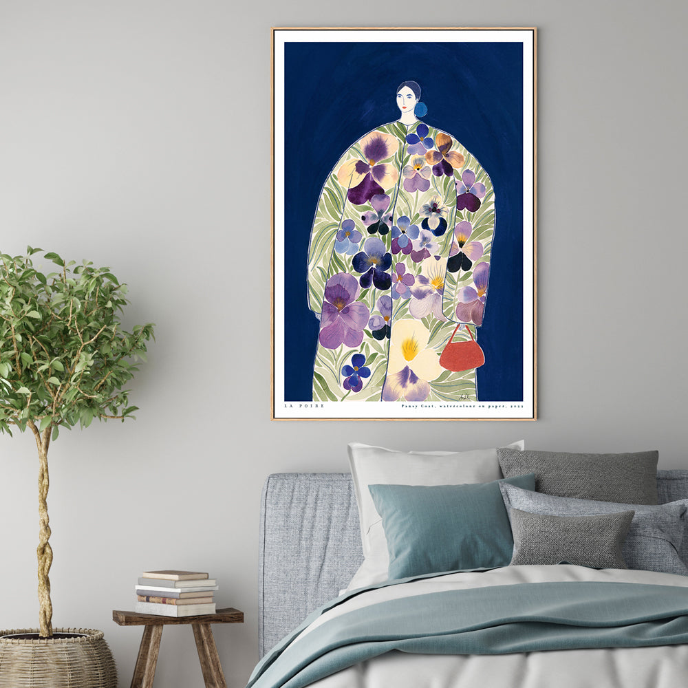 wall-art-print-canvas-poster-framed-Pansy Coat , By La Poire-GIOIA-WALL-ART