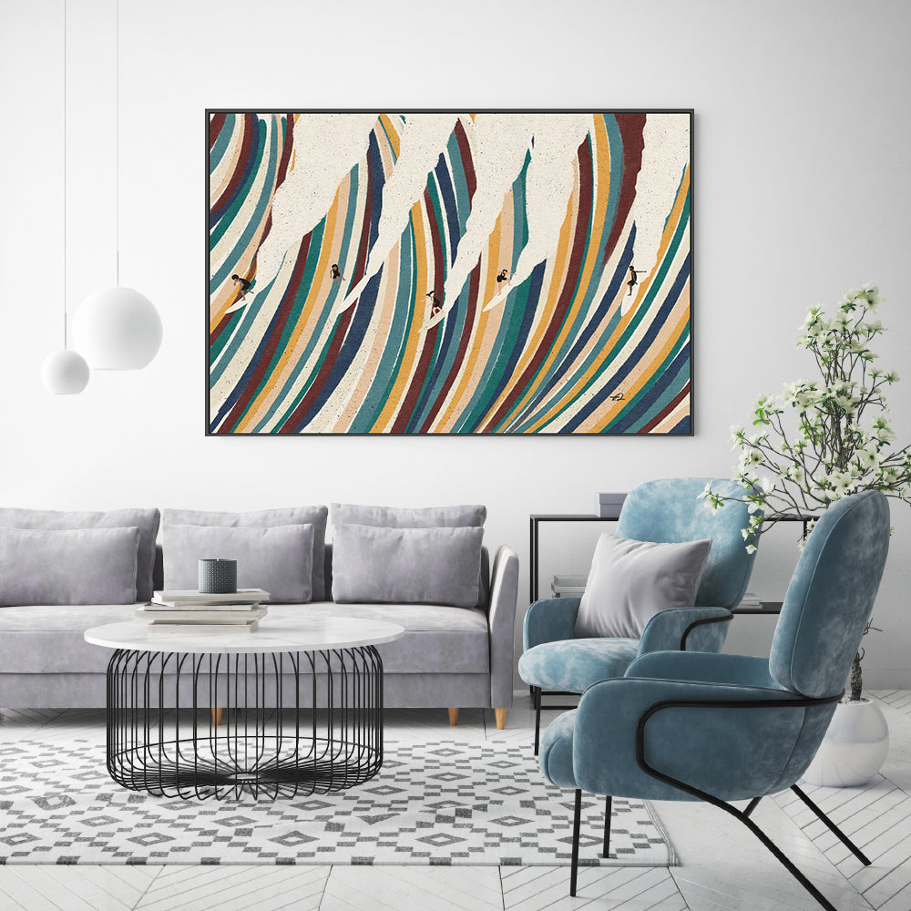 Party Wave , By Fabian Lavater , By Fabian Lavater |Wall Art Print ...