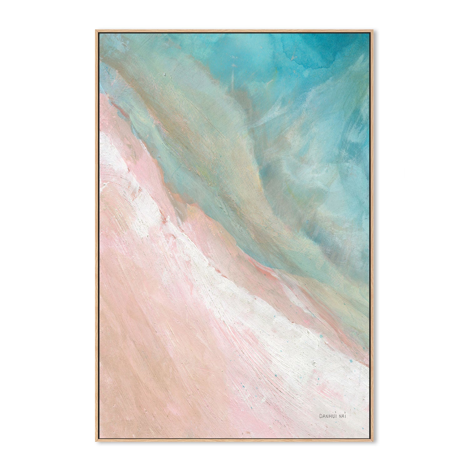 wall-art-print-canvas-poster-framed-Pastel Landscape, Style A , By Danhui Nai-GIOIA-WALL-ART