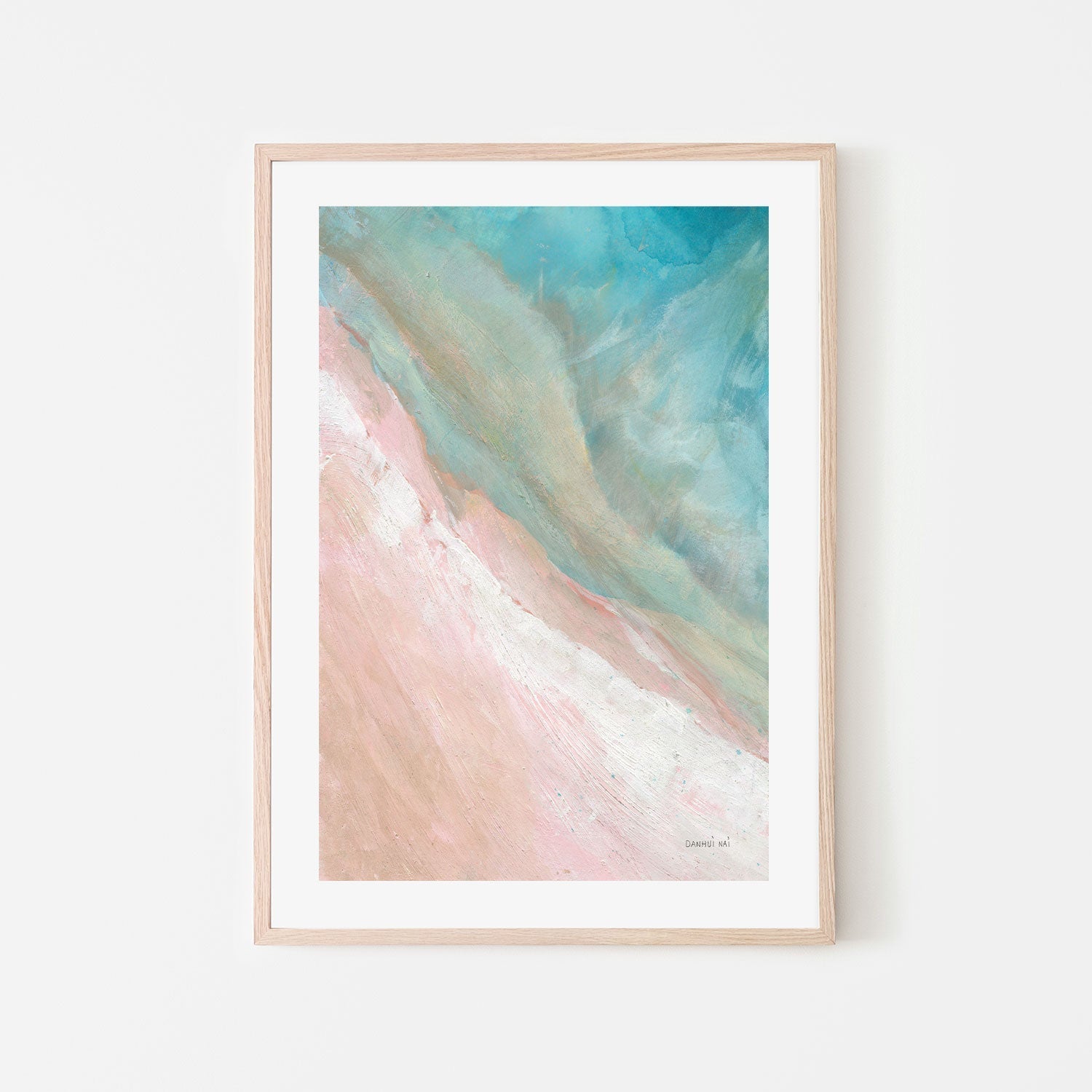 wall-art-print-canvas-poster-framed-Pastel Landscape, Style A , By Danhui Nai-GIOIA-WALL-ART