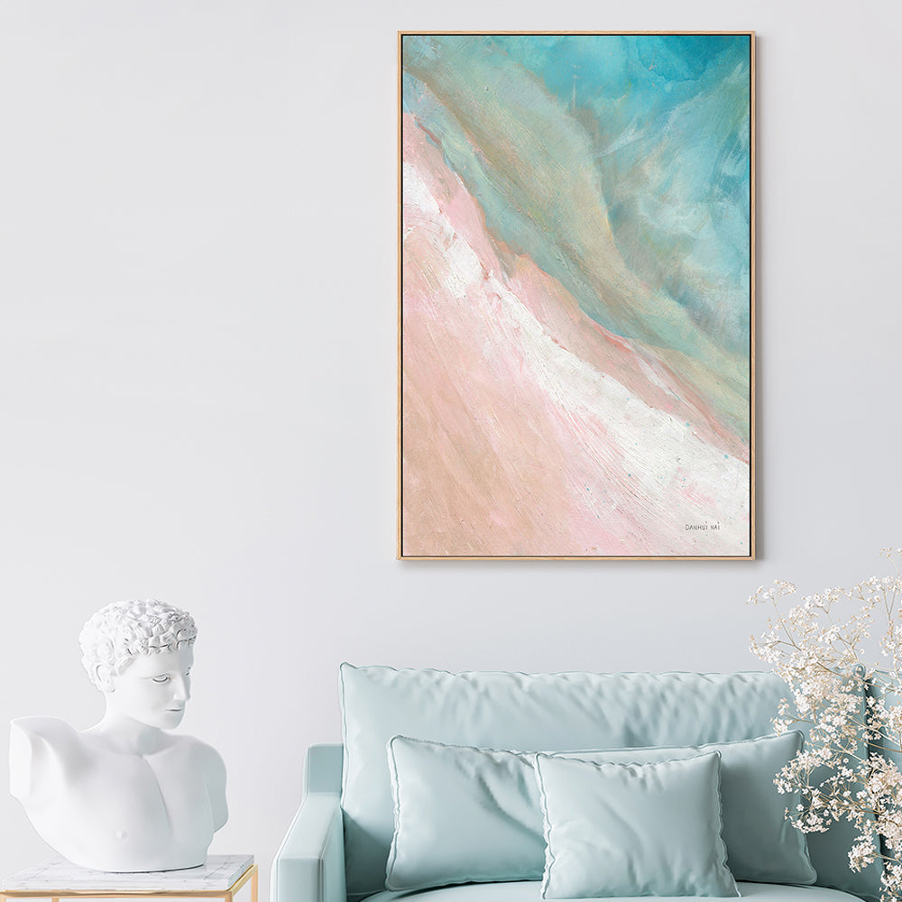 wall-art-print-canvas-poster-framed-Pastel Landscape, Style A , By Danhui Nai-GIOIA-WALL-ART