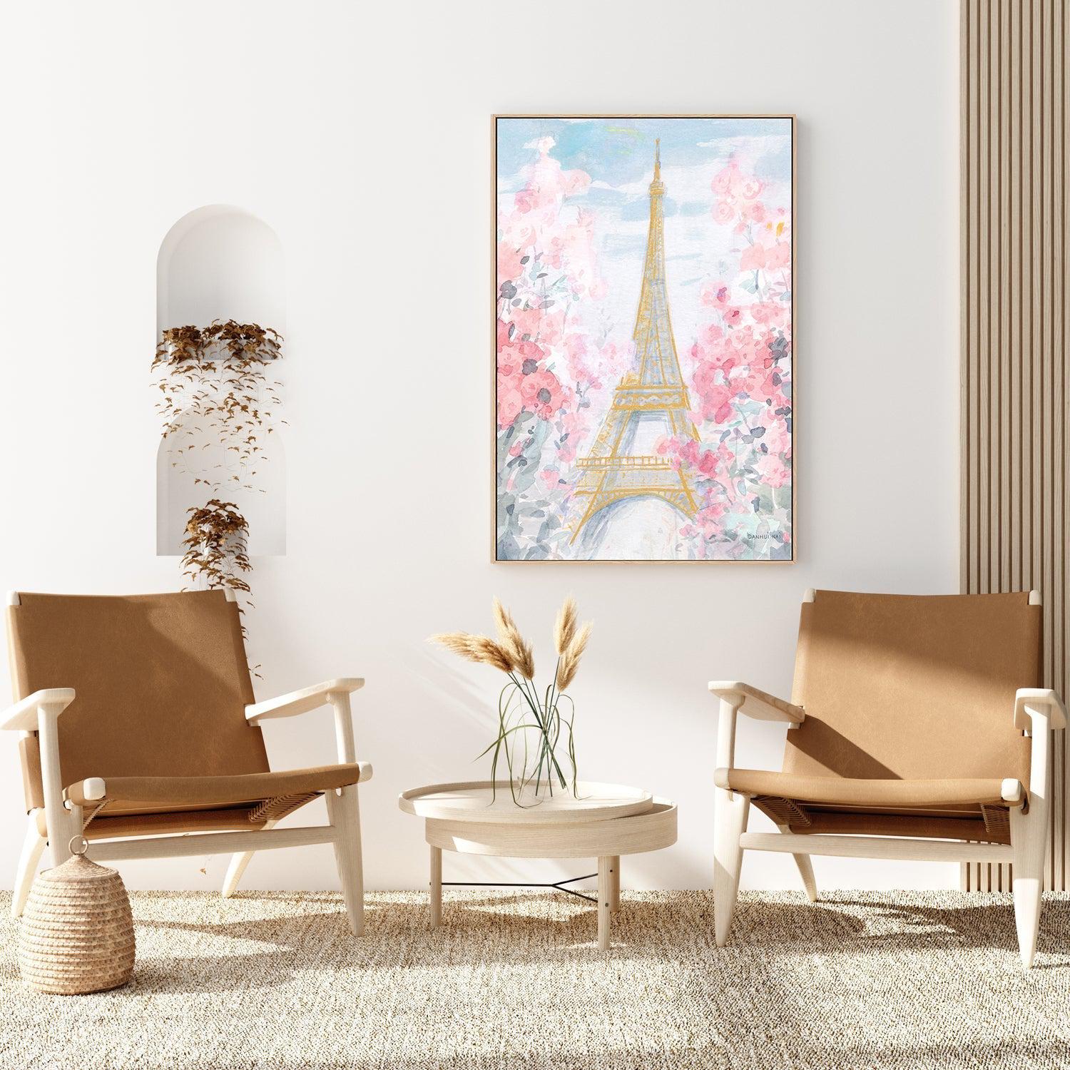 wall-art-print-canvas-poster-framed-Pastel Paris, Style D-by-Danhui Nai-Gioia Wall Art