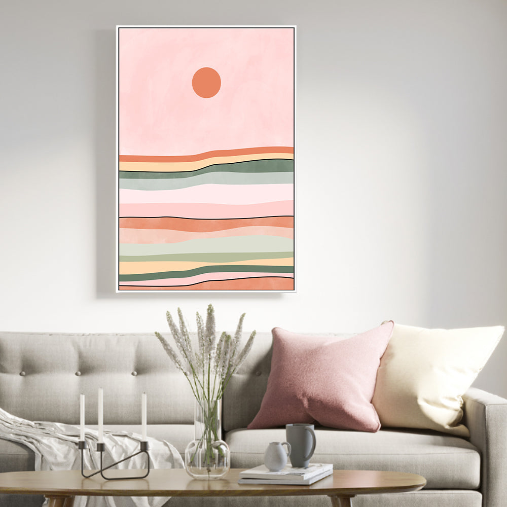 wall-art-print-canvas-poster-framed-Pink Morning Sunrise , By Elena Ristova-GIOIA-WALL-ART