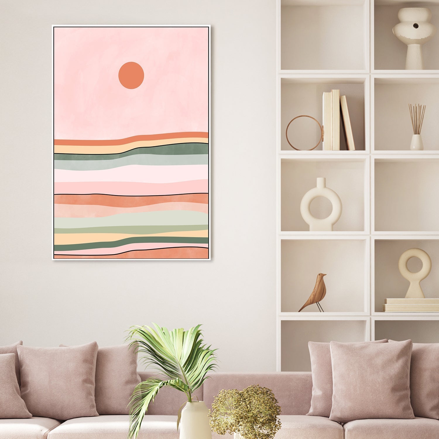 wall-art-print-canvas-poster-framed-Pink Morning Sunrise , By Elena Ristova-GIOIA-WALL-ART