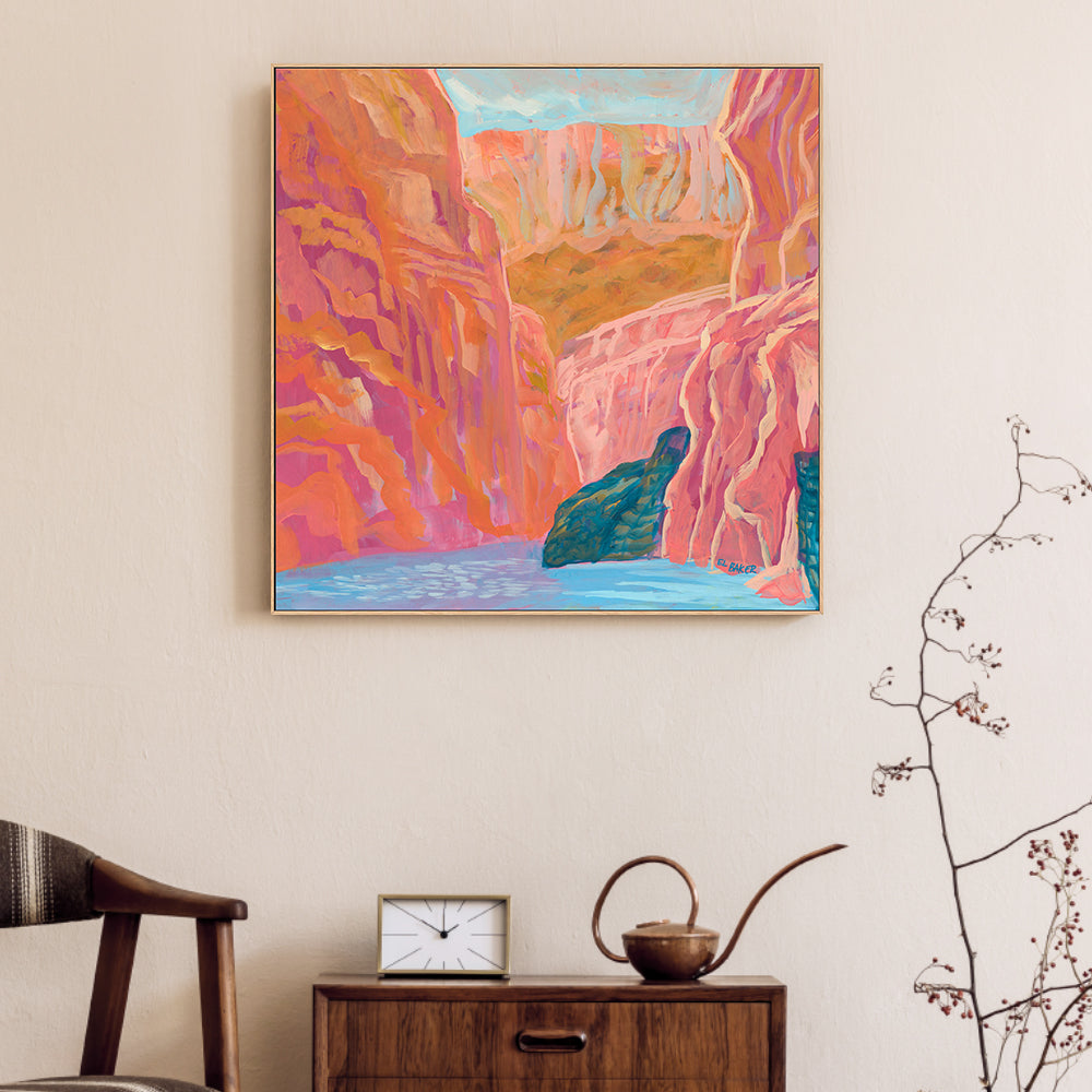 wall-art-print-canvas-poster-framed-Pink Rock , By Eleanor Baker-2