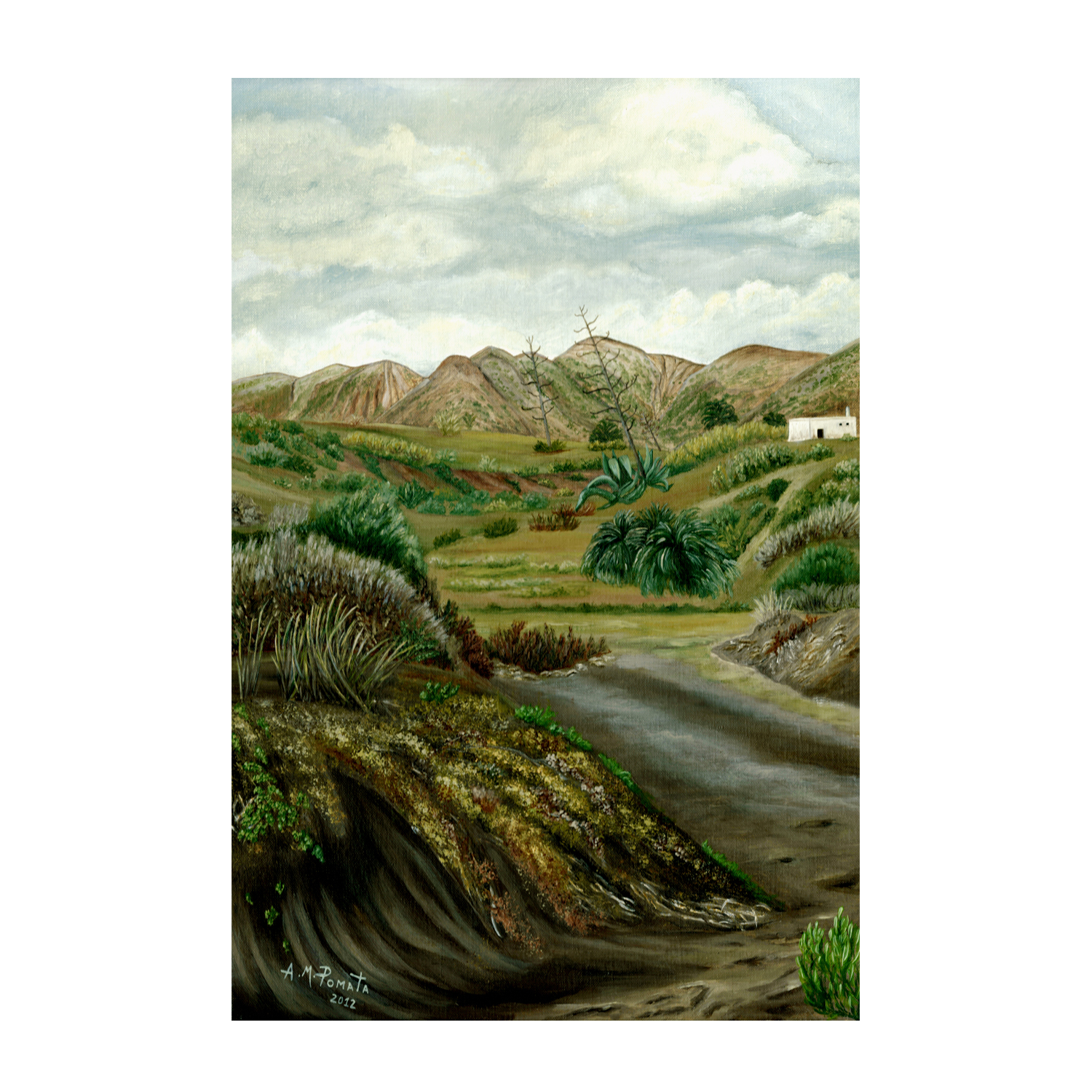 wall-art-print-canvas-poster-framed-Pitas' Path , By Angeles M. Pomata-1