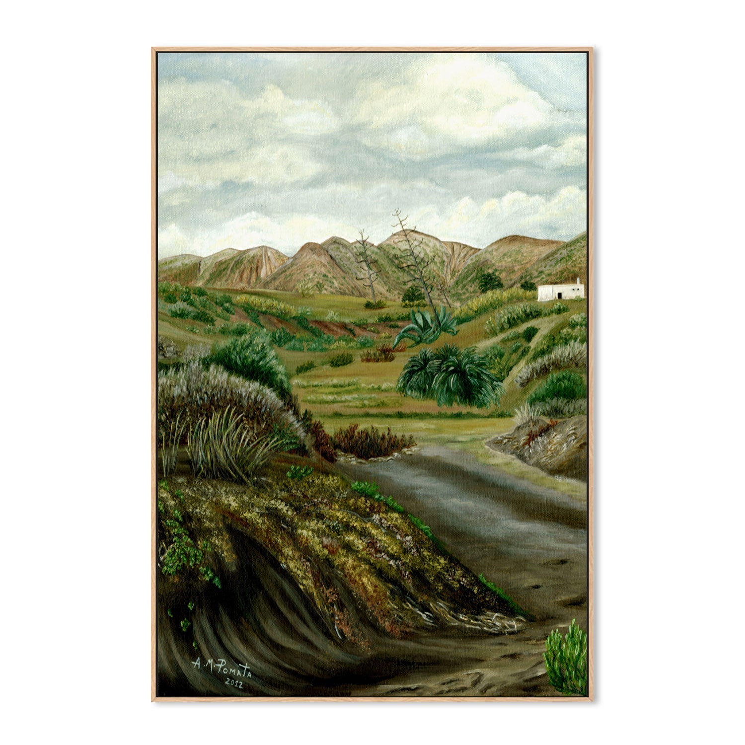 wall-art-print-canvas-poster-framed-Pitas' Path , By Angeles M. Pomata-4