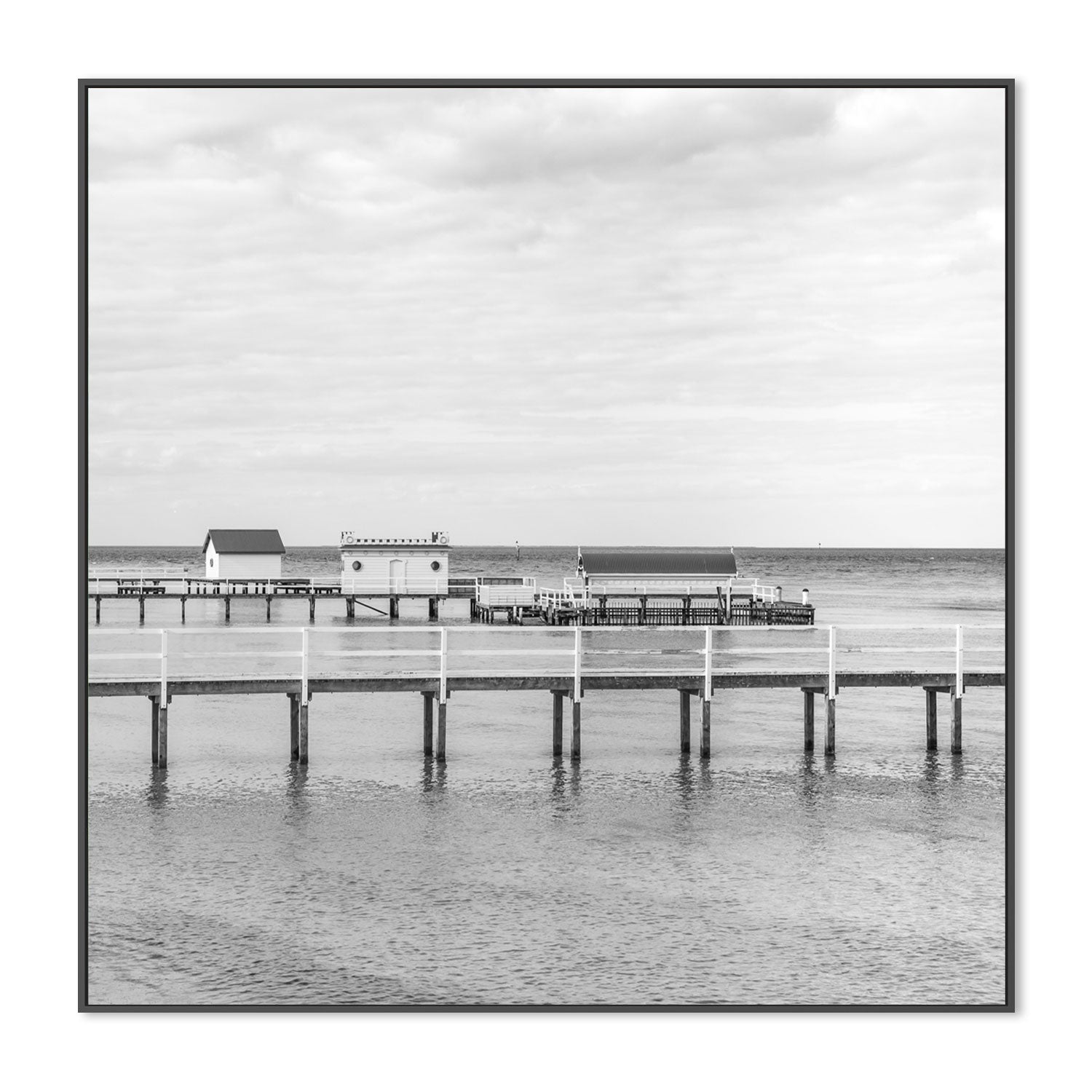 wall-art-print-canvas-poster-framed-Portsea Pier , By Tricia Brennan-GIOIA-WALL-ART