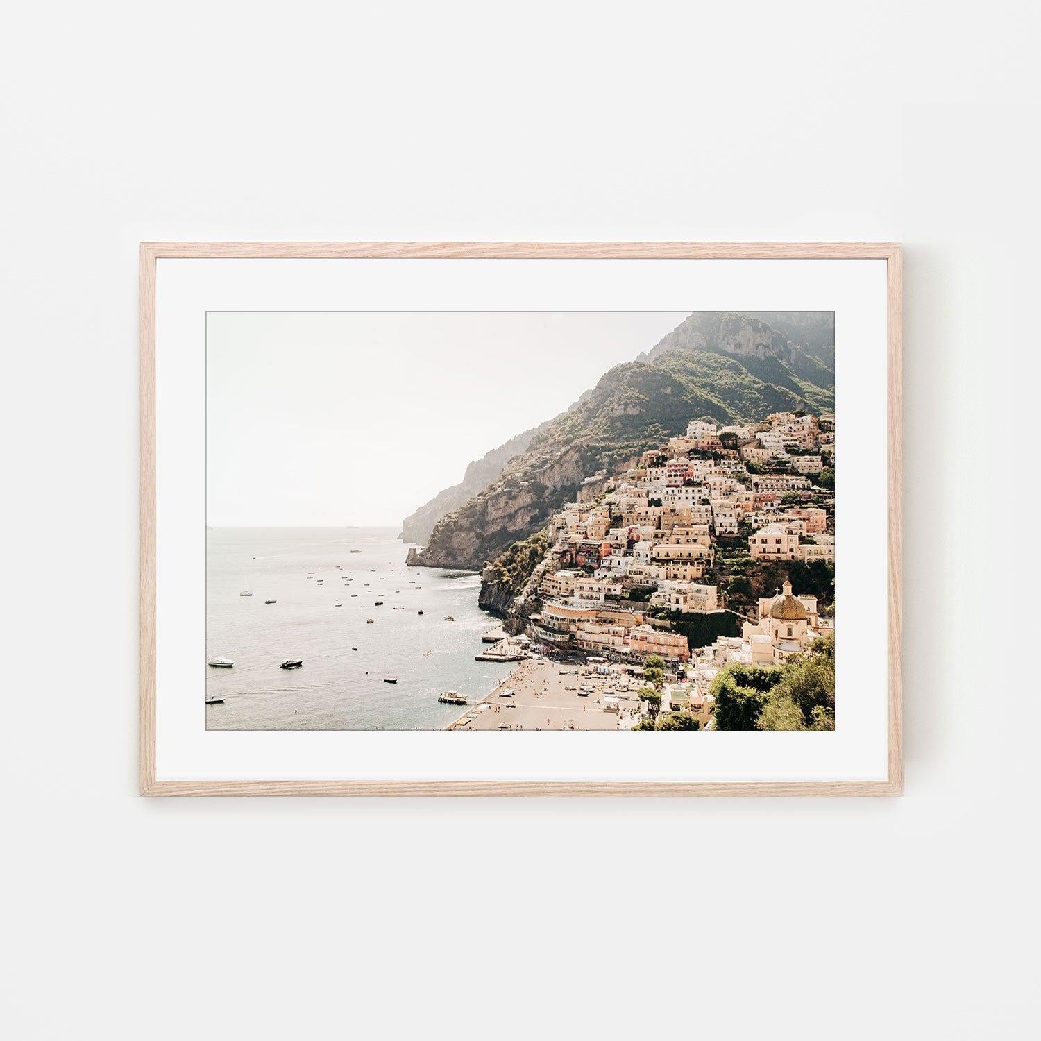 Postiano, Italy, Style B-Gioia-Prints-Framed-Canvas-Poster-GIOIA-WALL-ART