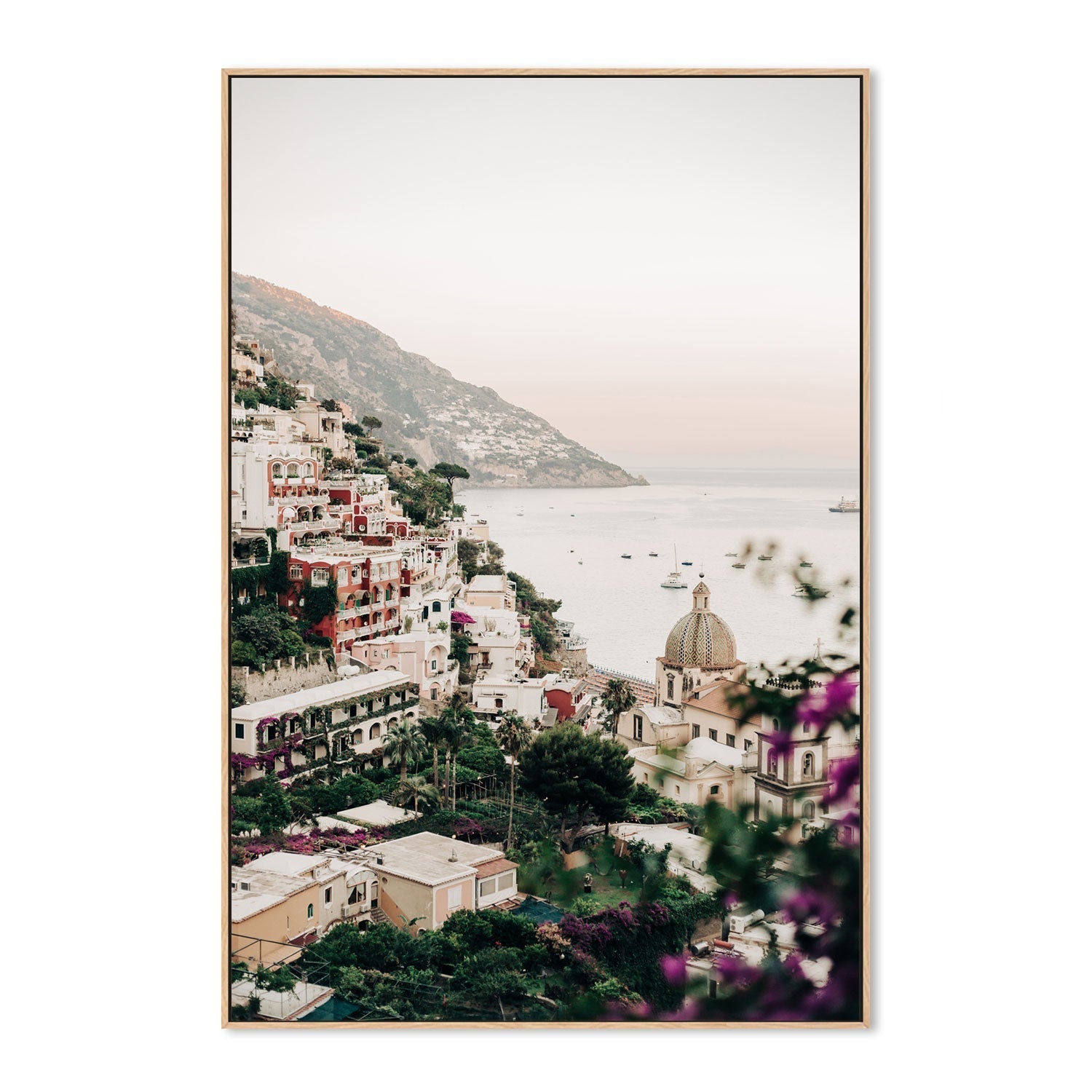 Postiano, Italy, Style A-Gioia-Prints-Framed-Canvas-Poster-GIOIA-WALL-ART