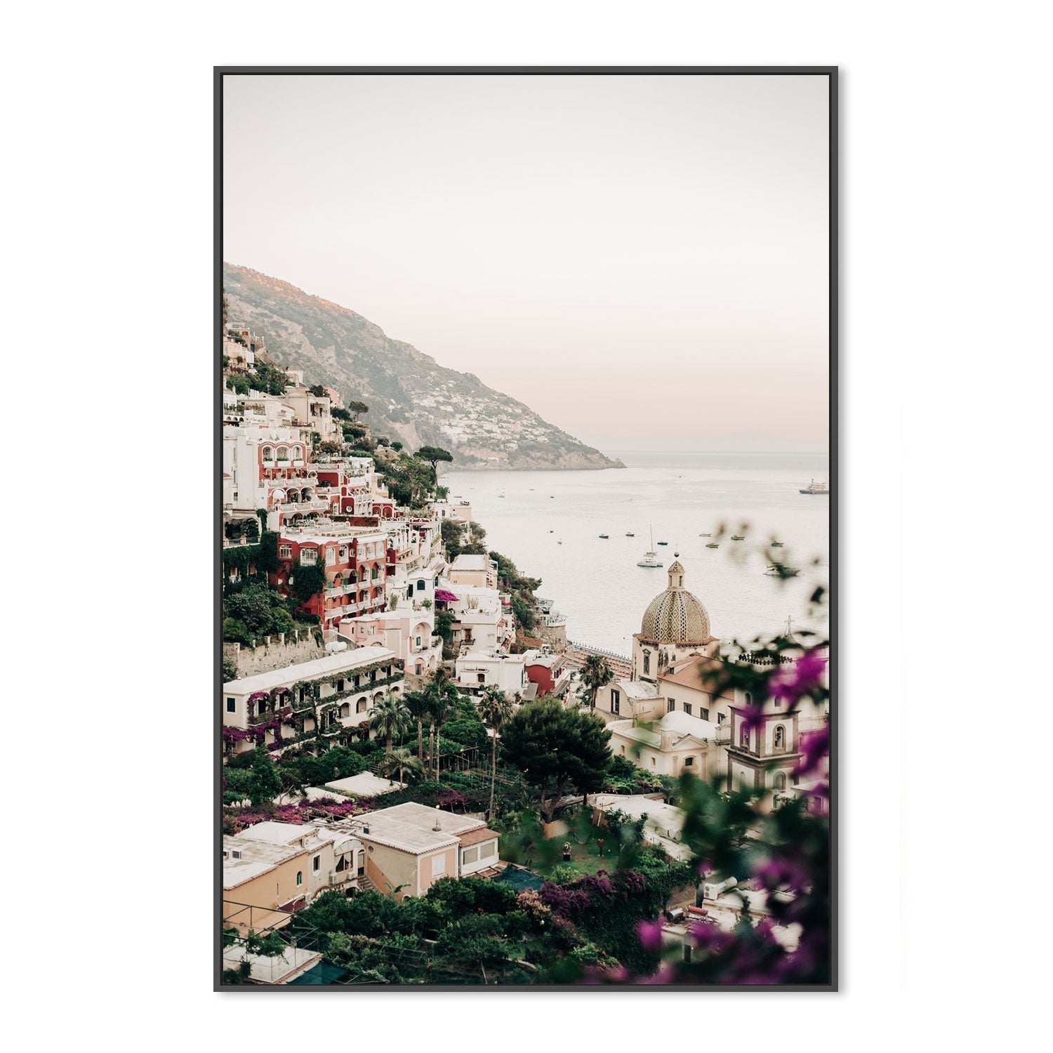 Postiano, Italy, Style A-Gioia-Prints-Framed-Canvas-Poster-GIOIA-WALL-ART