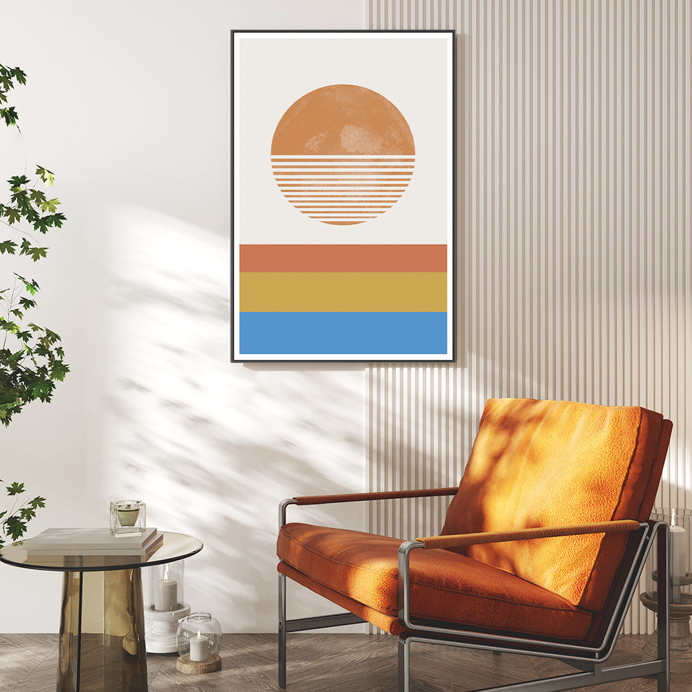 wall-art-print-canvas-poster-framed-Retro Summer-GIOIA-WALL-ART