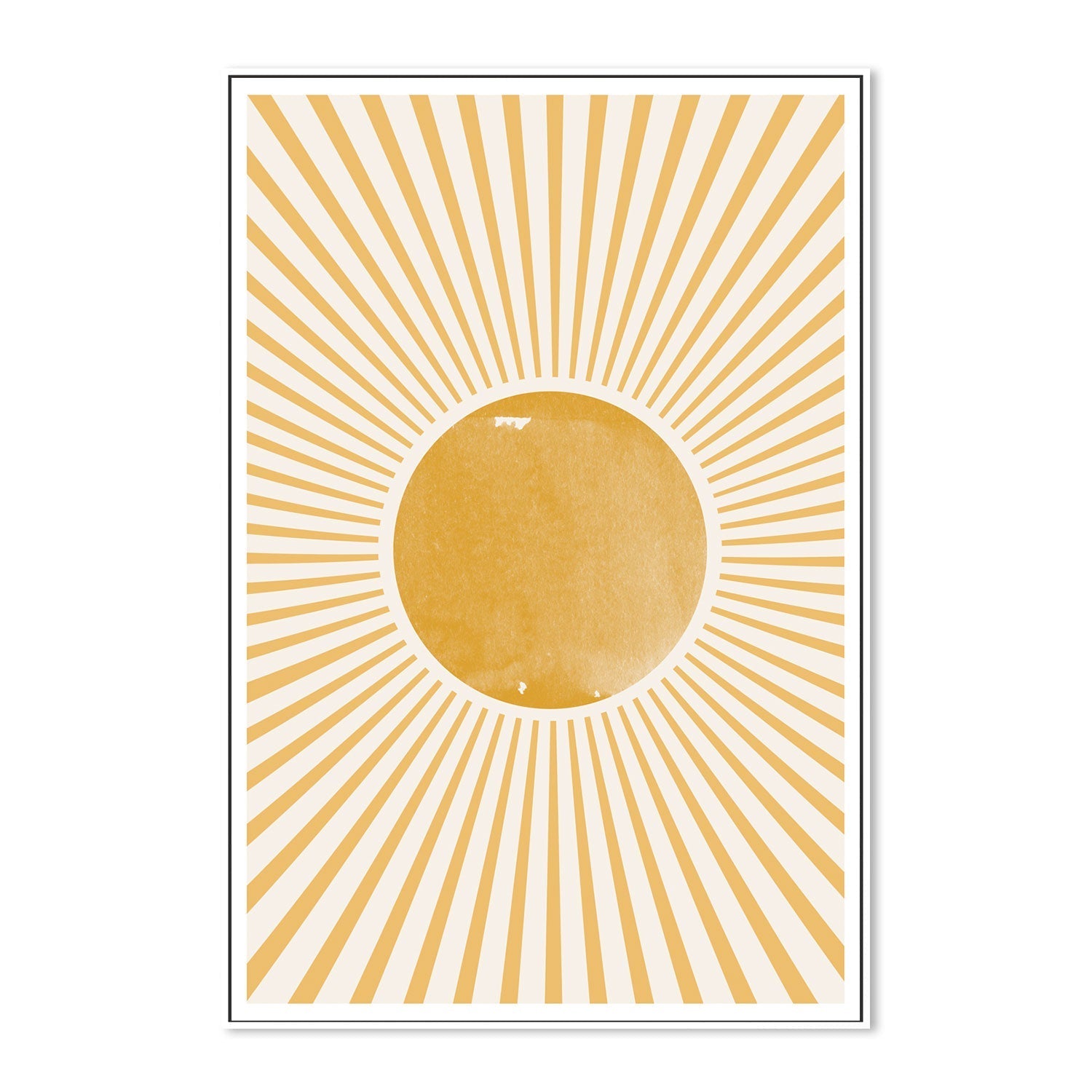 wall-art-print-canvas-poster-framed-Retro Sun-GIOIA-WALL-ART