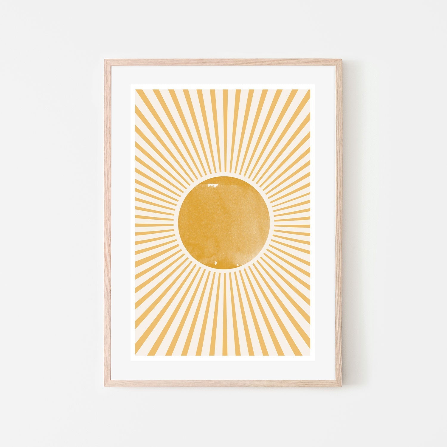 wall-art-print-canvas-poster-framed-Retro Sun-GIOIA-WALL-ART