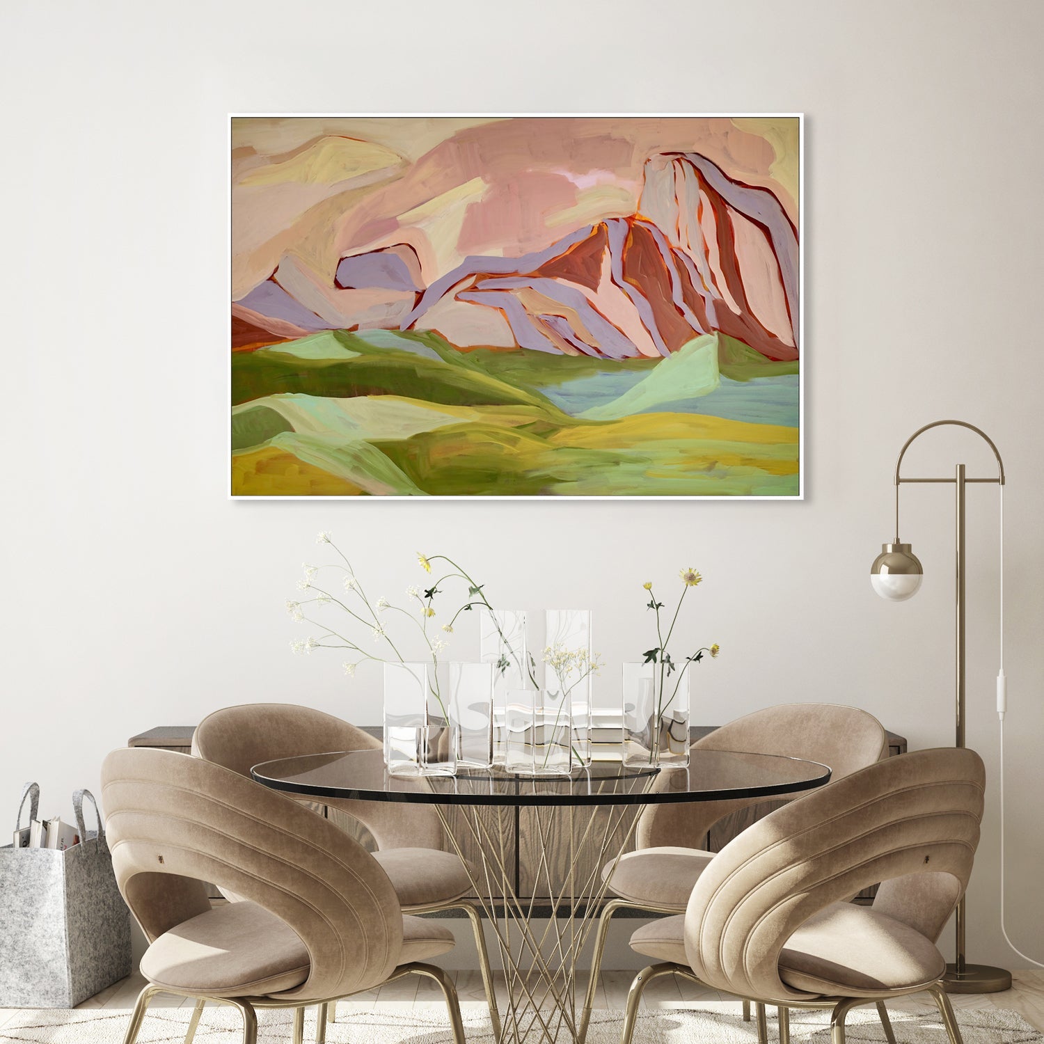 wall-art-print-canvas-poster-framed-Rolling Hills , By Eleanor Baker-2