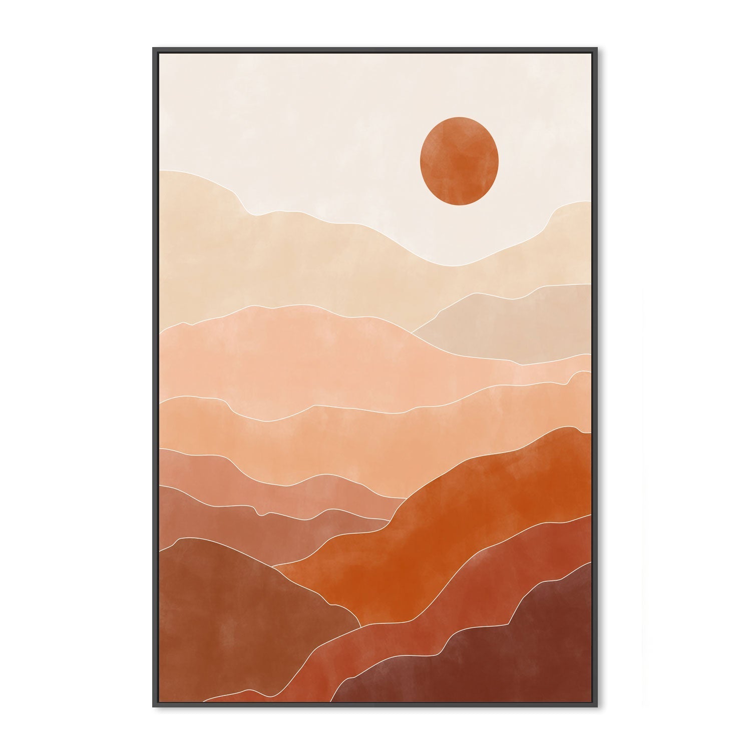 wall-art-print-canvas-poster-framed-Rustic Sunset , By Elena Ristova-GIOIA-WALL-ART