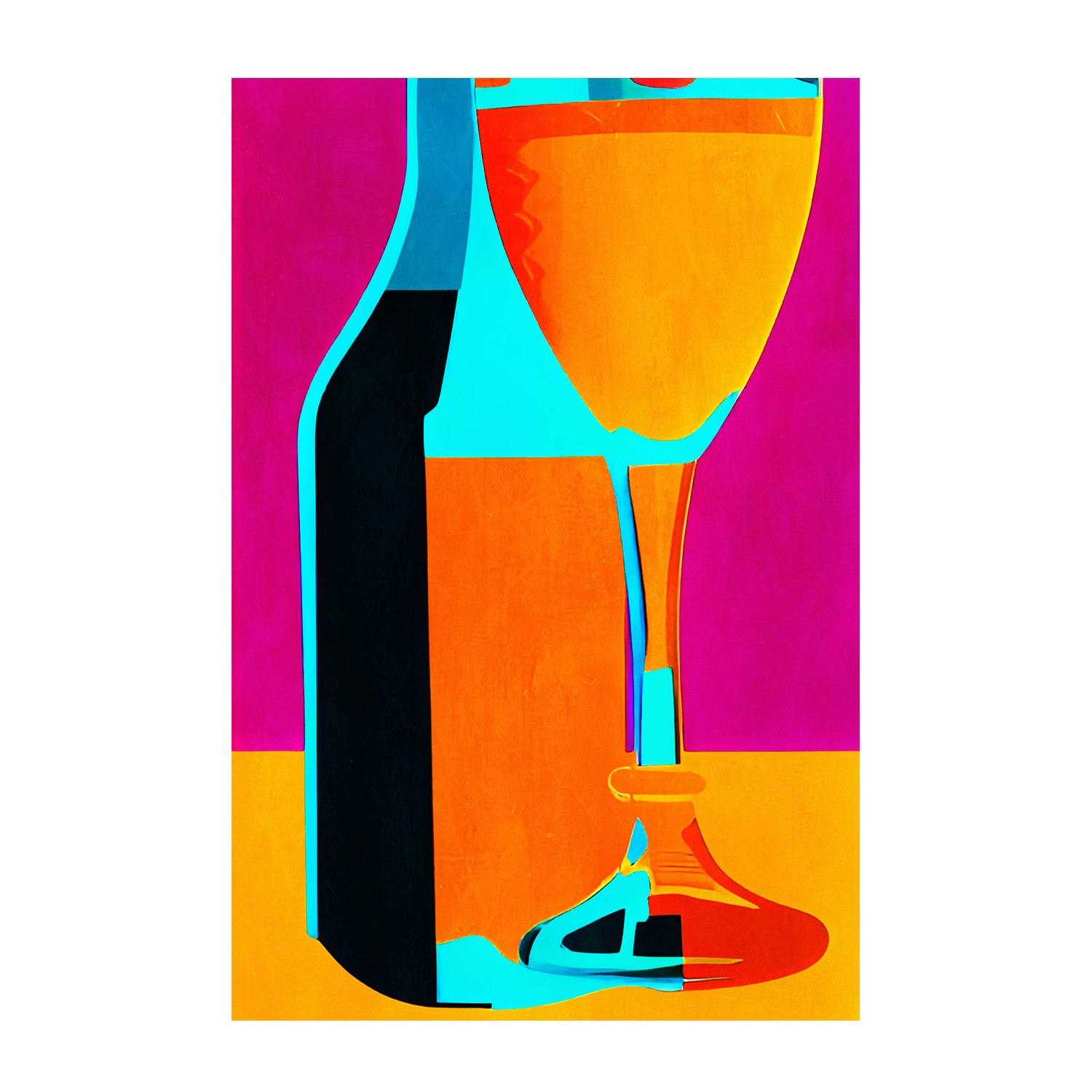 wall-art-print-canvas-poster-framed-Salut, Weekend , By Bo Anderson-1
