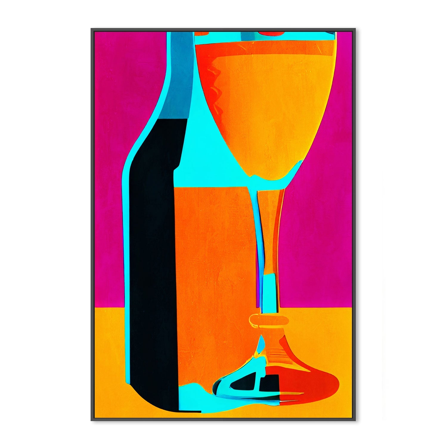 wall-art-print-canvas-poster-framed-Salut, Weekend , By Bo Anderson-3