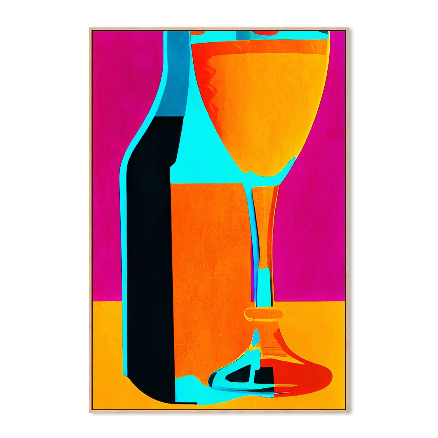 wall-art-print-canvas-poster-framed-Salut, Weekend , By Bo Anderson-4