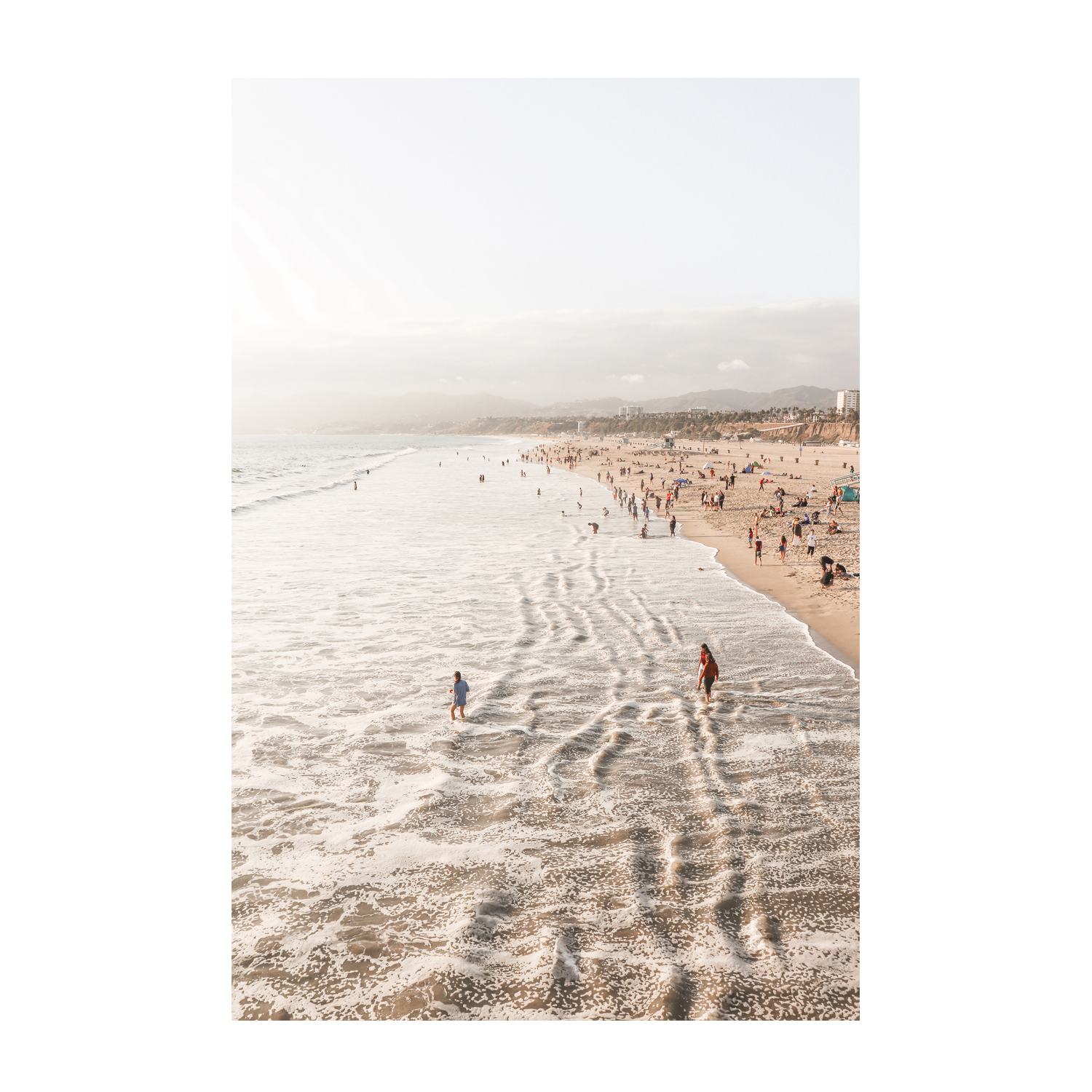 wall-art-print-canvas-poster-framed-Santa Monica Beach-1