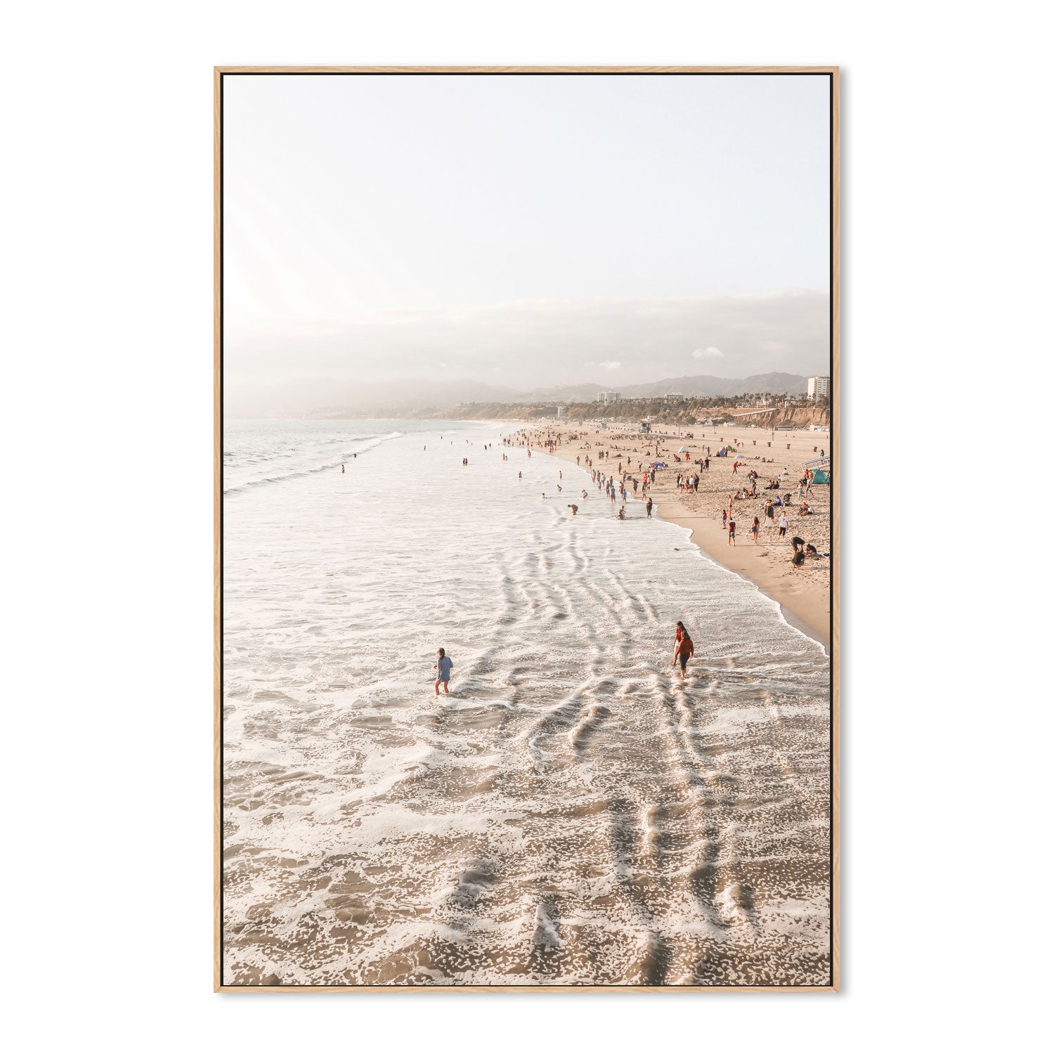 wall-art-print-canvas-poster-framed-Santa Monica Beach-4