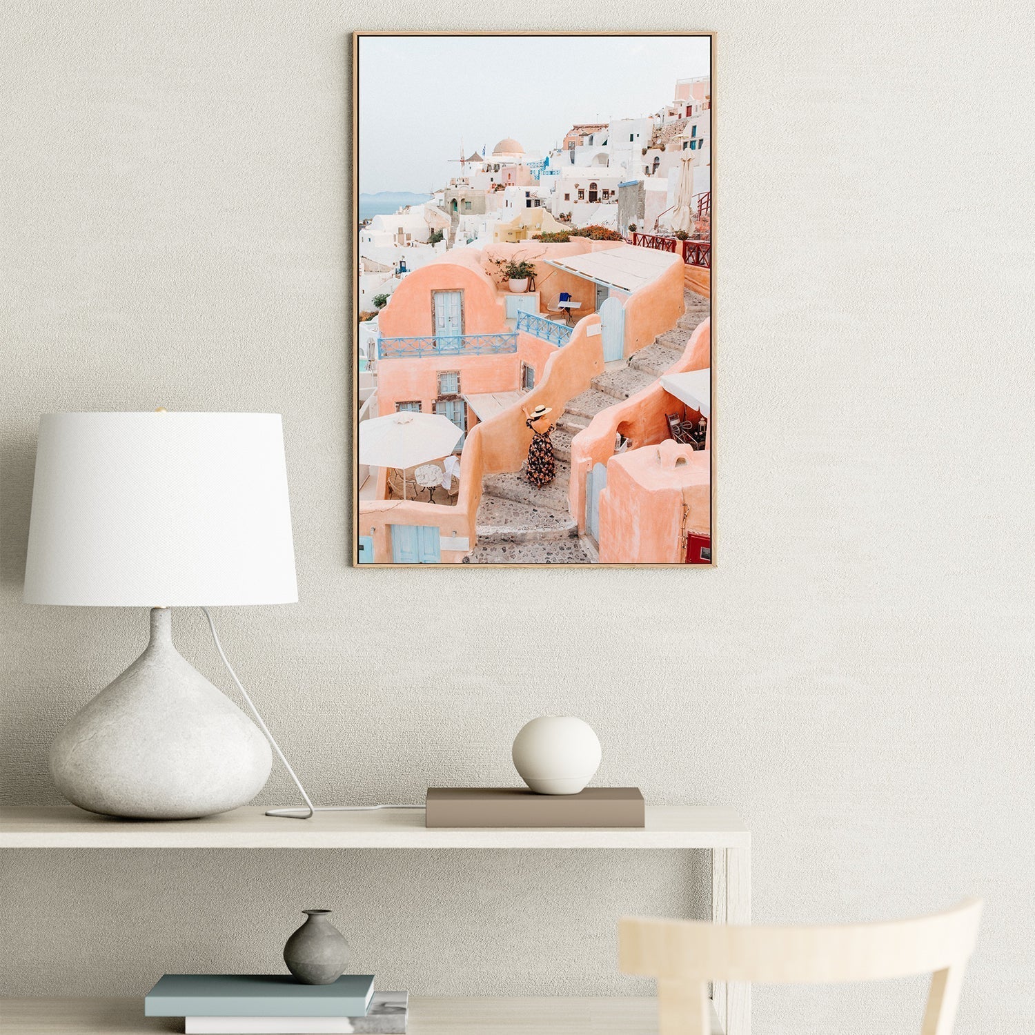 wall-art-print-canvas-poster-framed-Santorini-by-Jovani Demetrie-Gioia Wall Art