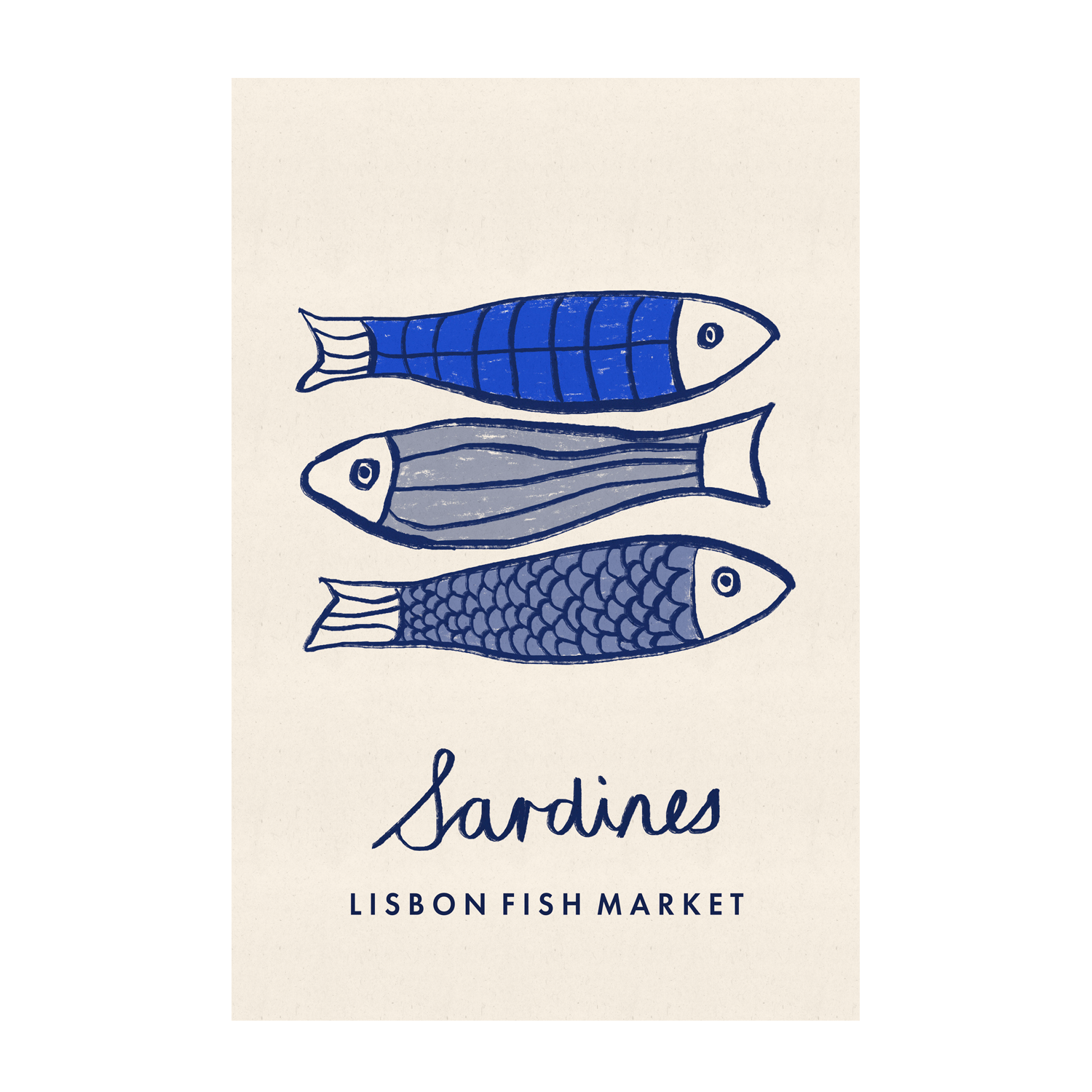 wall-art-print-canvas-poster-framed-Sardines, Lisbon Fish Market , By Lia Nell-1