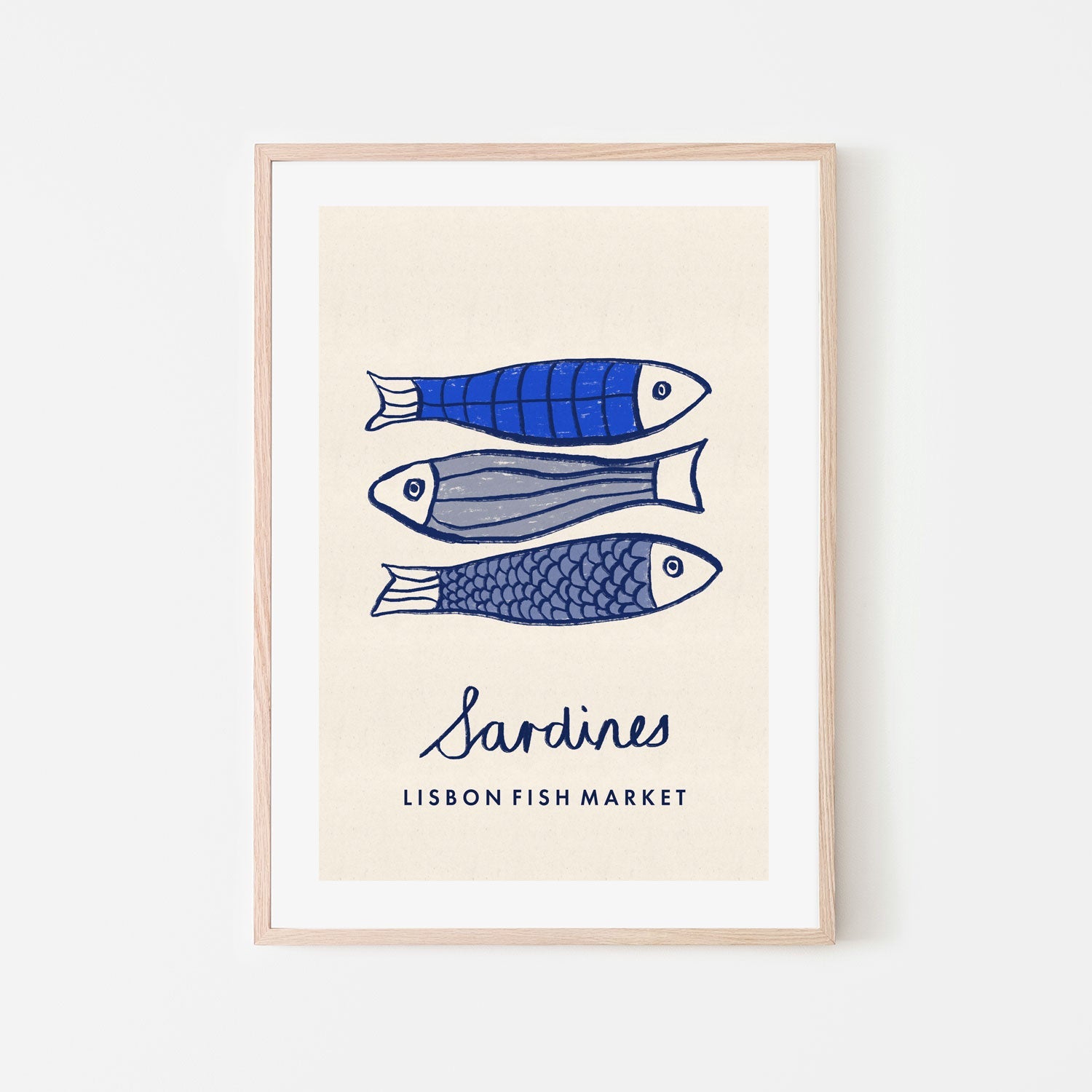 wall-art-print-canvas-poster-framed-Sardines, Lisbon Fish Market , By Lia Nell-6