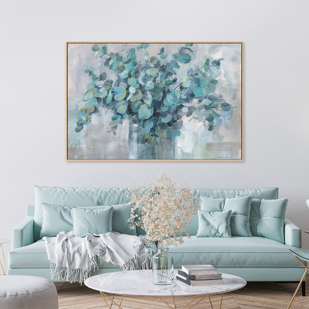 wall-art-print-canvas-poster-framed-Scented Eucalyptus-by-Danhui Nai-Gioia Wall Art