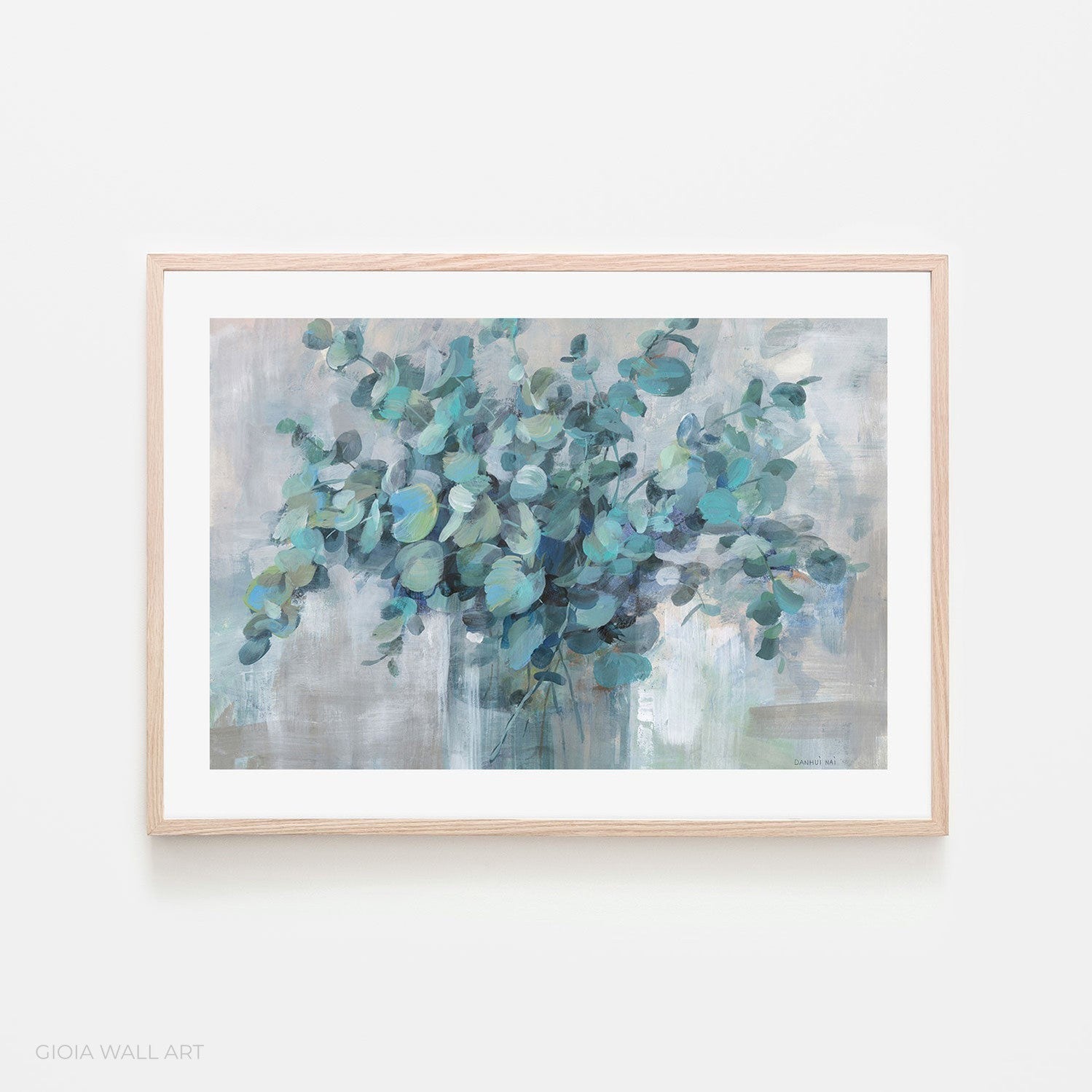 wall-art-print-canvas-poster-framed-Scented Eucalyptus-by-Danhui Nai-Gioia Wall Art