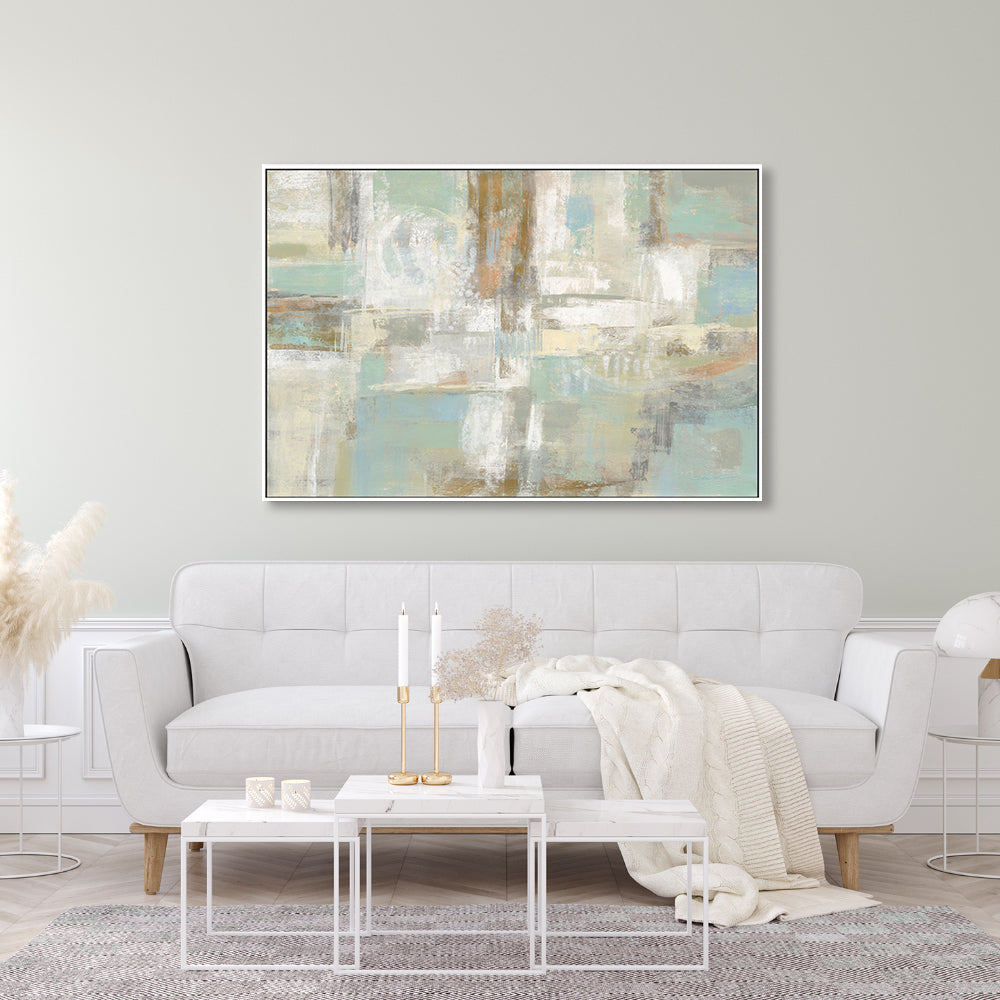 wall-art-print-canvas-poster-framed-Shades of Celedon , By Silvia Vassileva-GIOIA-WALL-ART