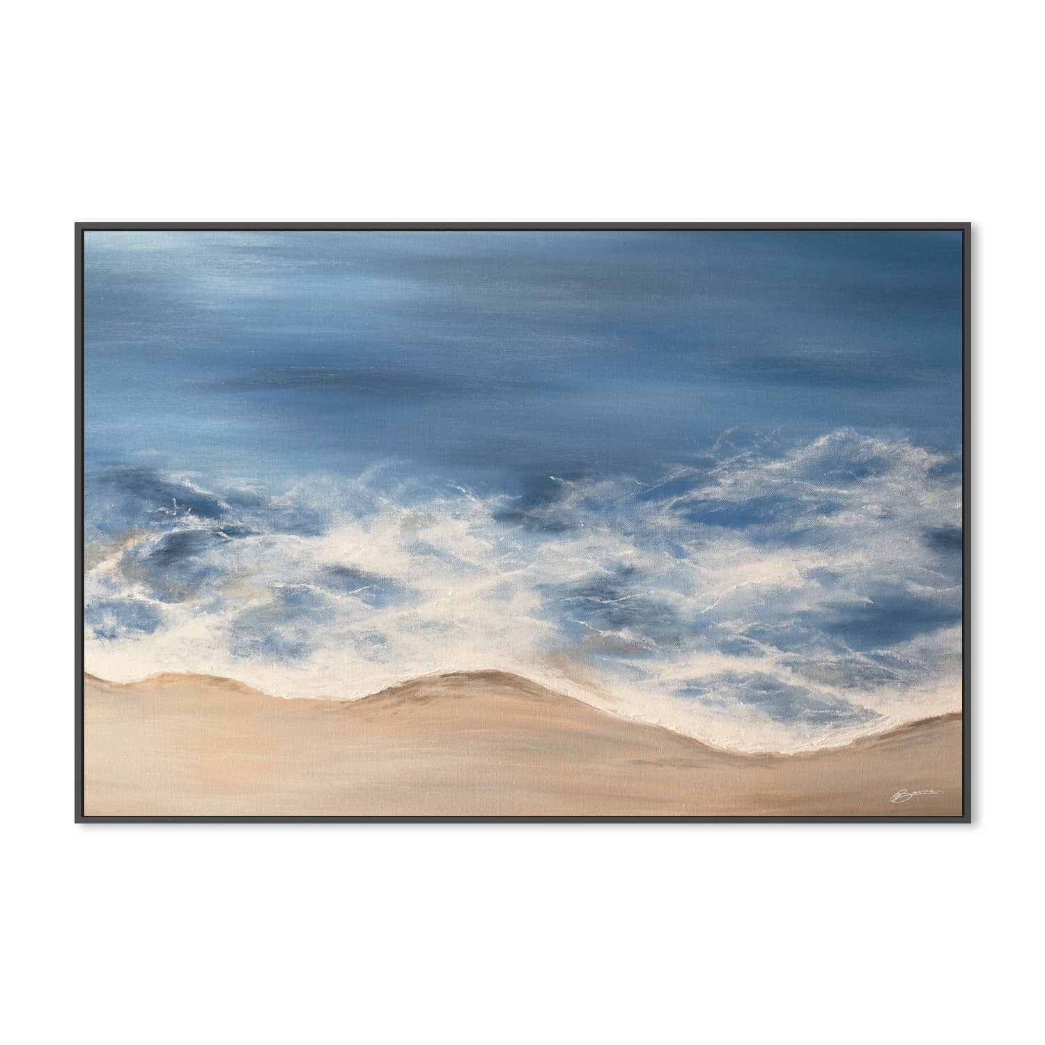 wall-art-print-canvas-poster-framed-Shoreline Whispers , By Joanne Barnes-GIOIA-WALL-ART