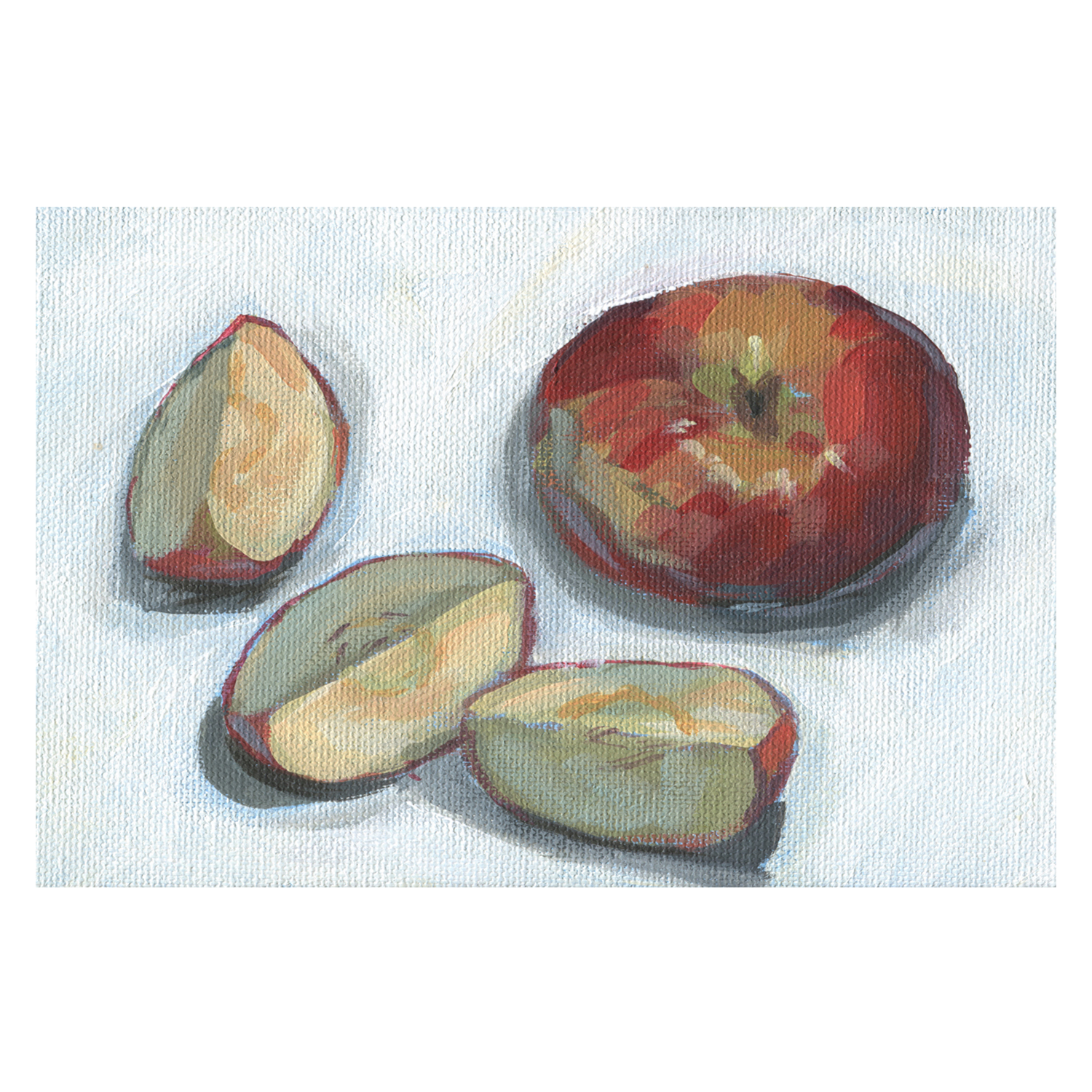 wall-art-print-canvas-poster-framed-Sliced Apples , By Carrie Arnold-1