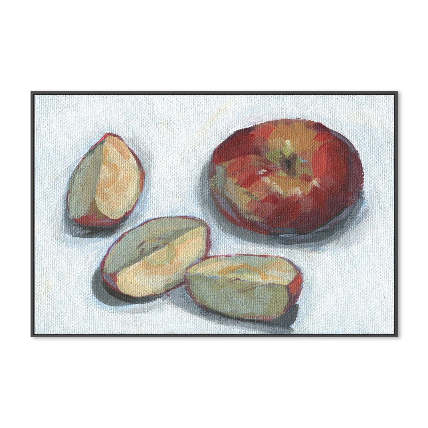 wall-art-print-canvas-poster-framed-Sliced Apples , By Carrie Arnold-3