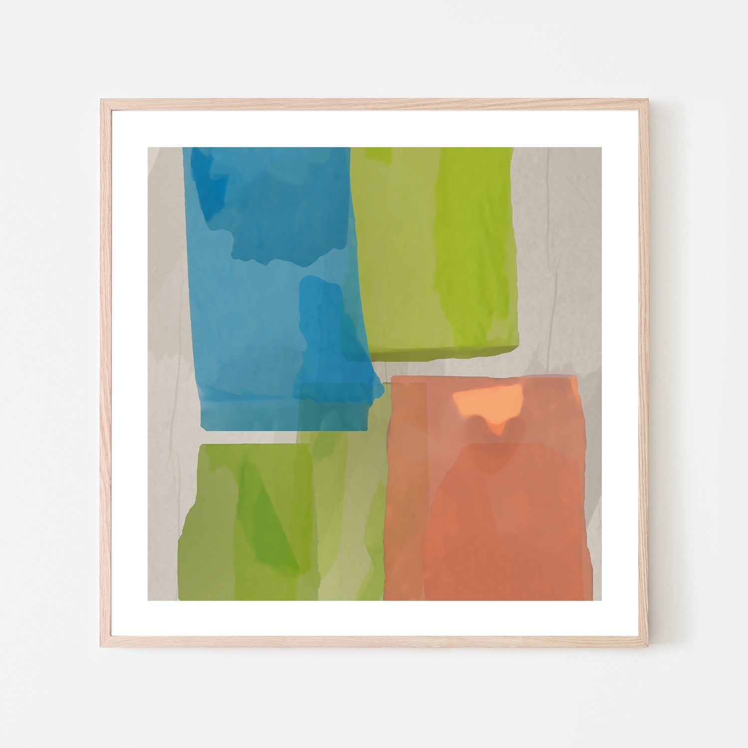 wall-art-print-canvas-poster-framed-Soft Bright Strokes , By Danny Singh-6