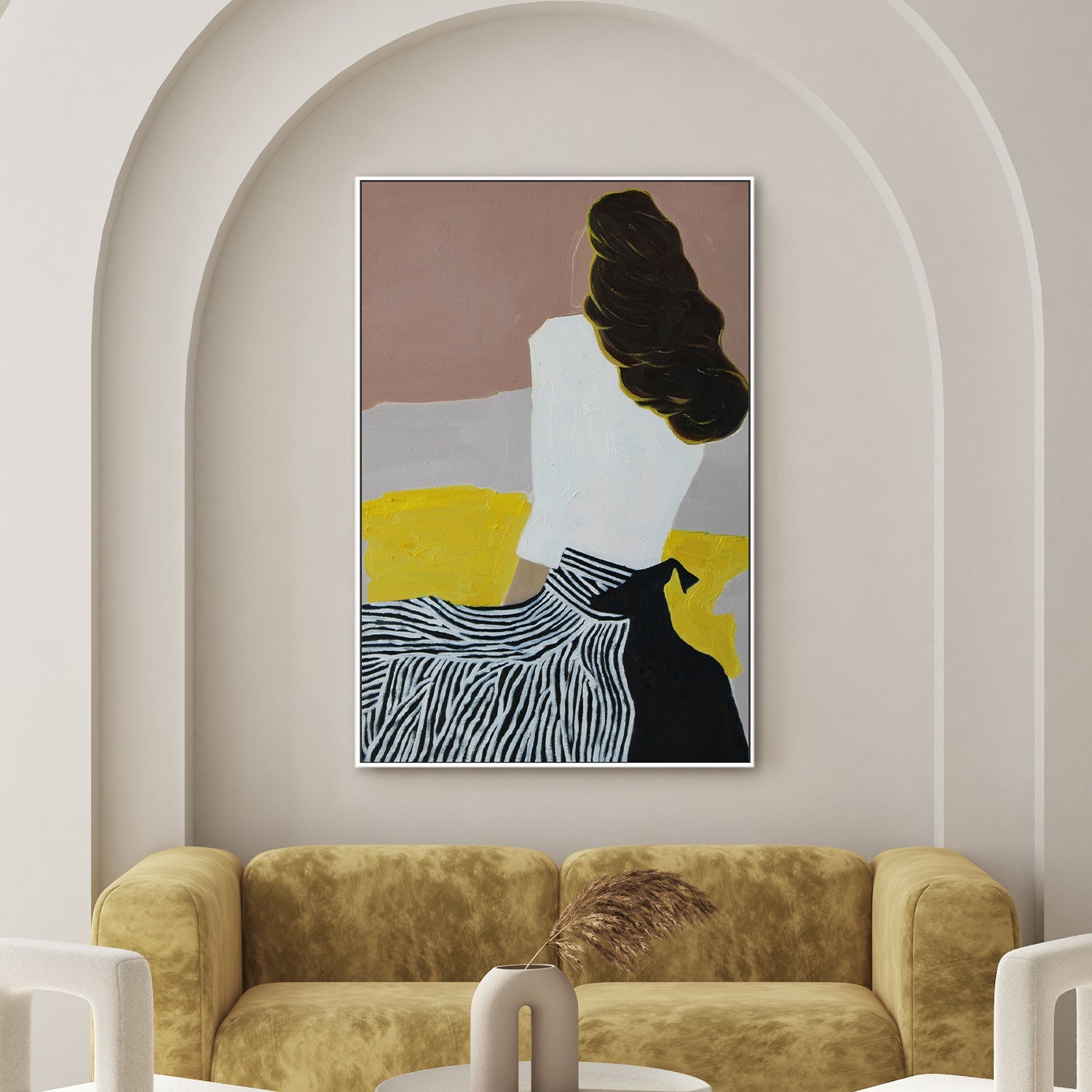 wall-art-print-canvas-poster-framed-Solitude, Style A , By Li Lee-Archer-2